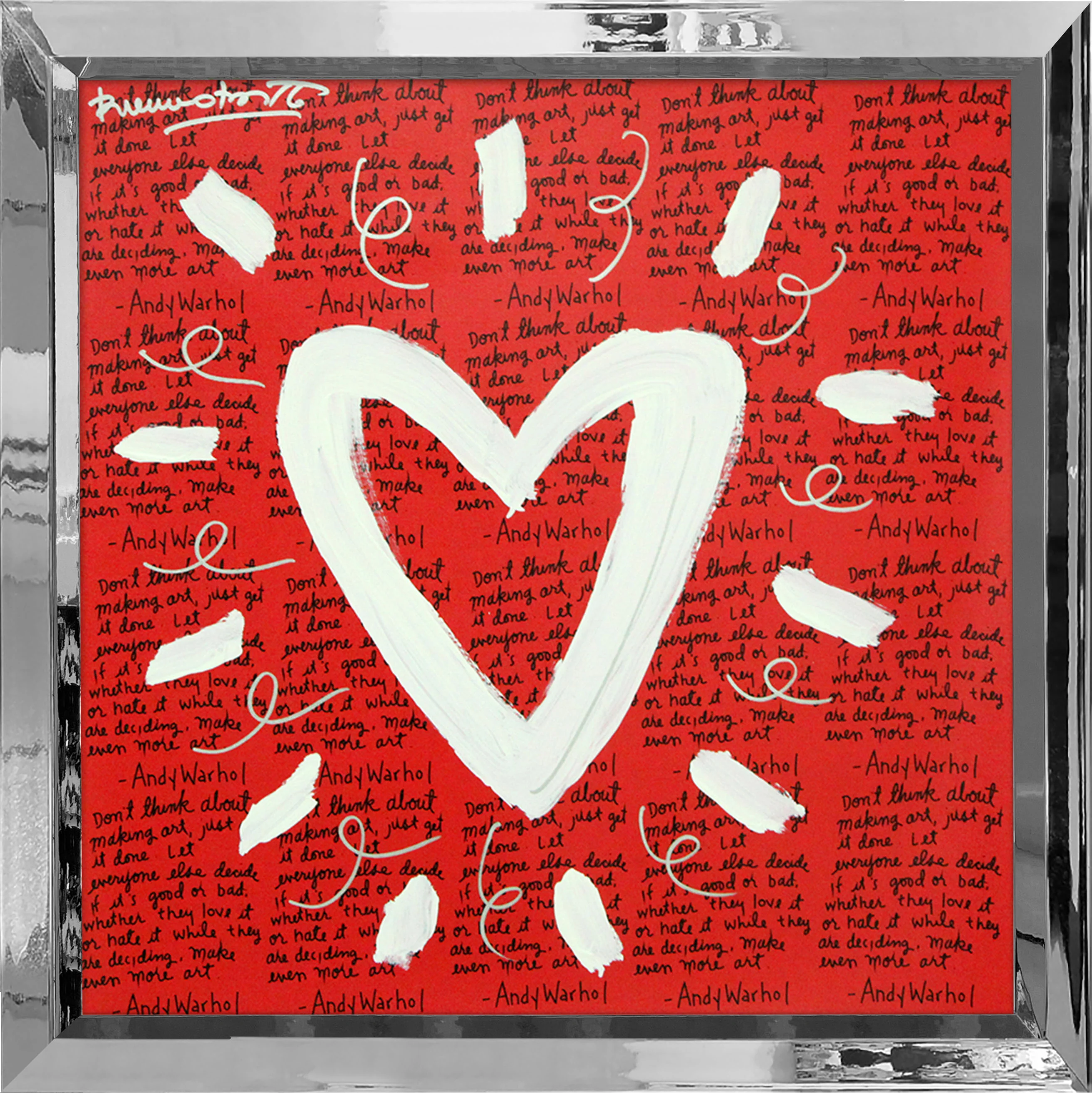 Andy's Heart - Mixed Media Original - Image 14