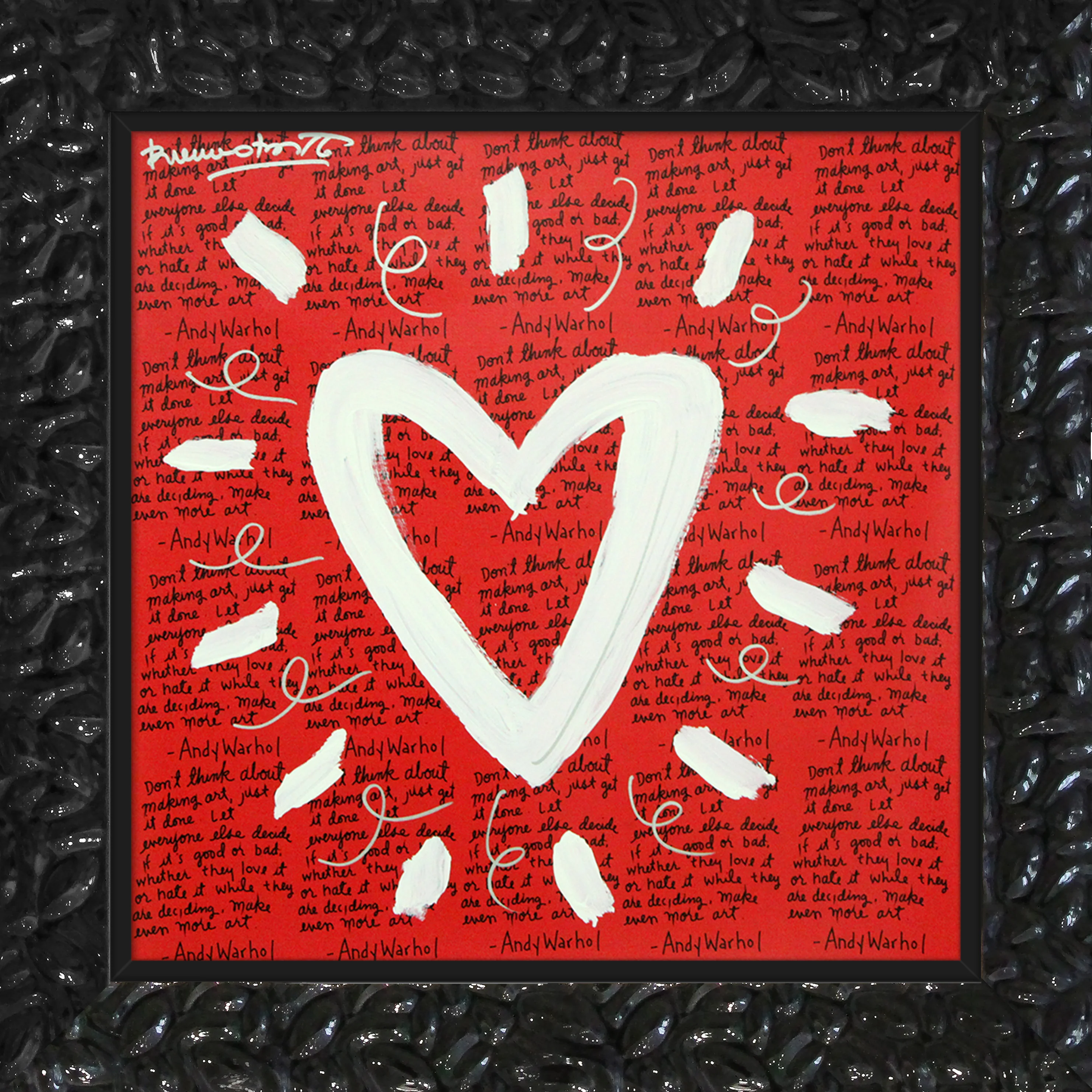 Andy's Heart - Mixed Media Original - Image 15