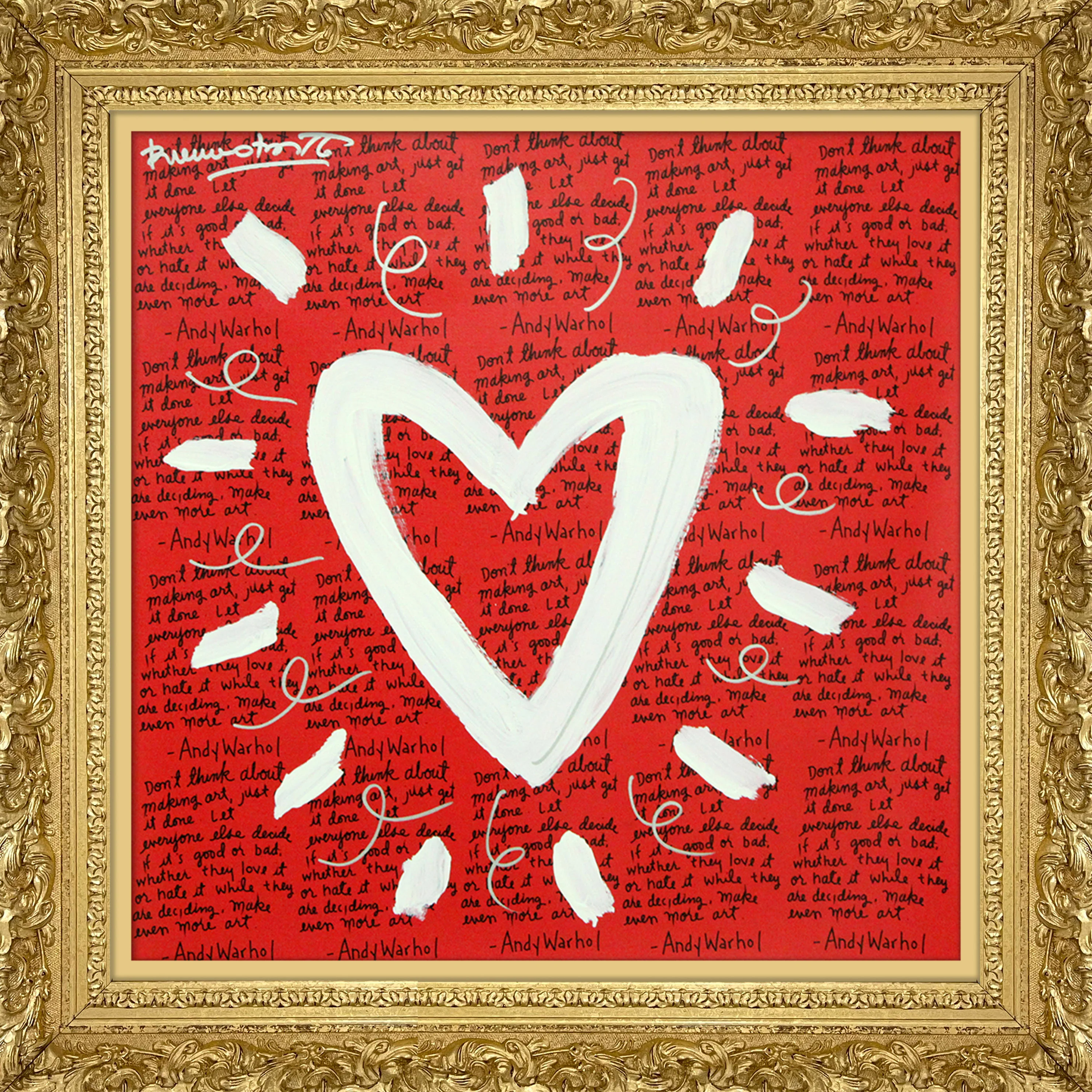 Andy's Heart - Mixed Media Original - Image 16