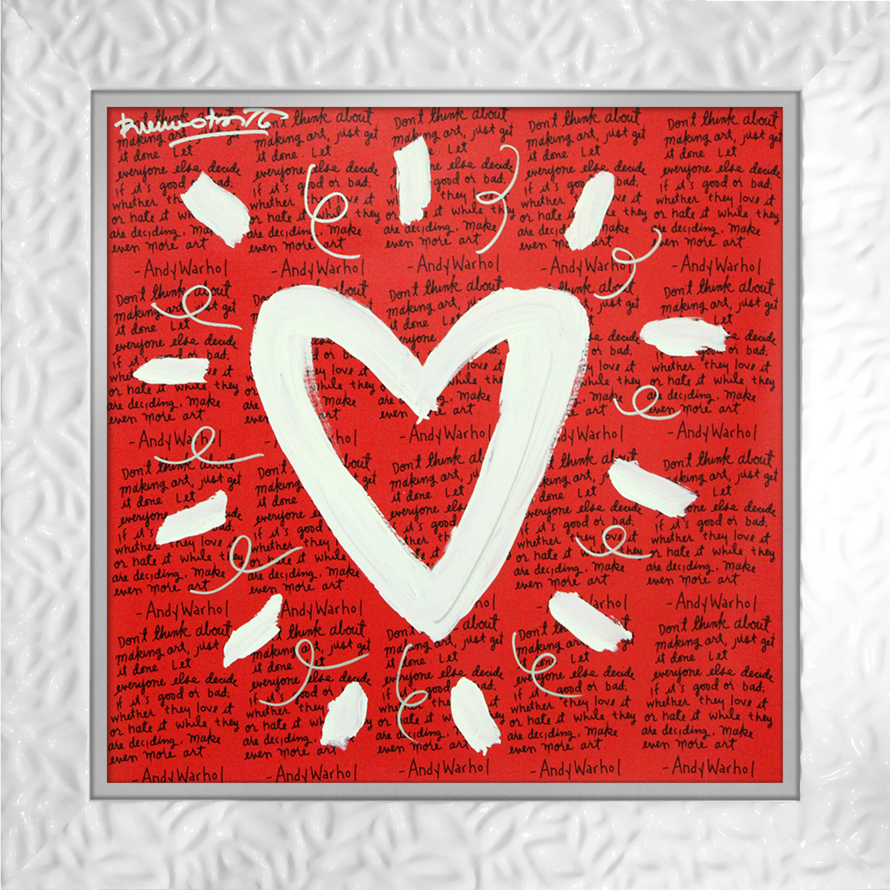 Andy's Heart - Mixed Media Original - Image 17