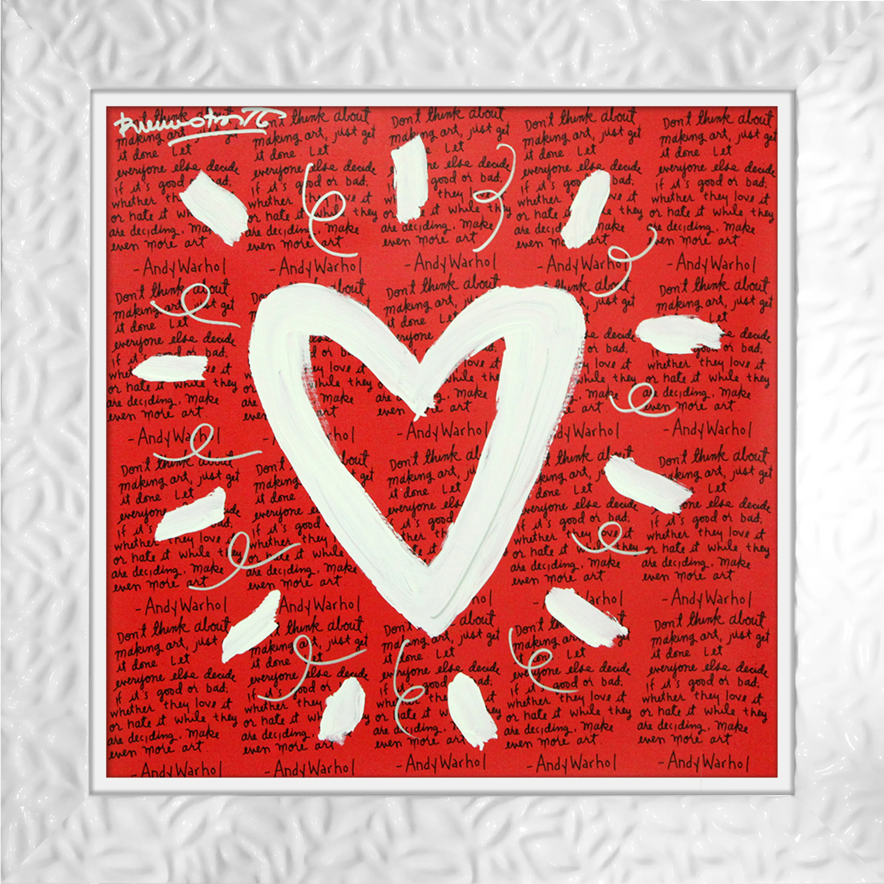 Andy's Heart - Mixed Media Original - Image 18