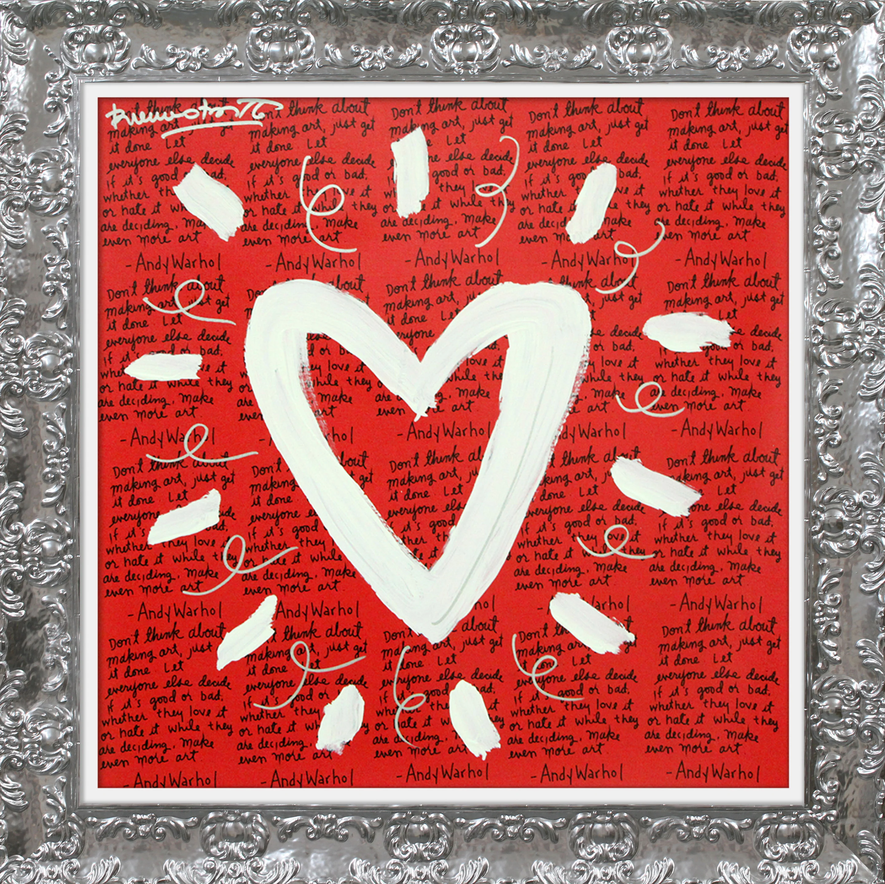 Andy's Heart - Mixed Media Original - Image 2