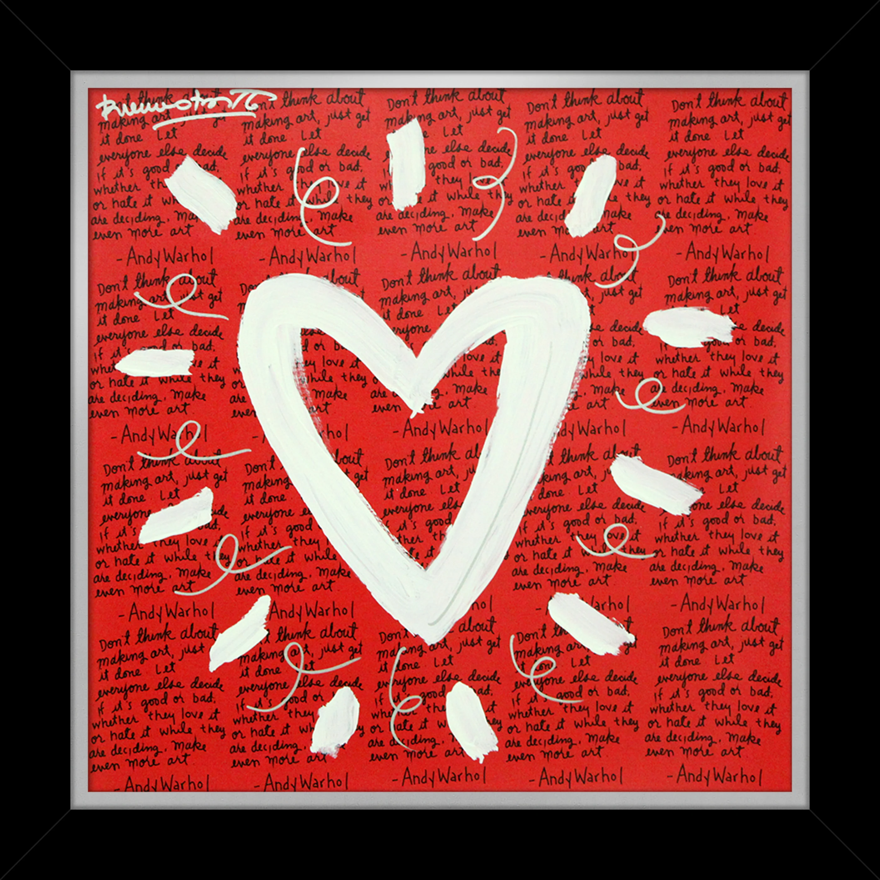 Andy's Heart - Mixed Media Original - Image 5