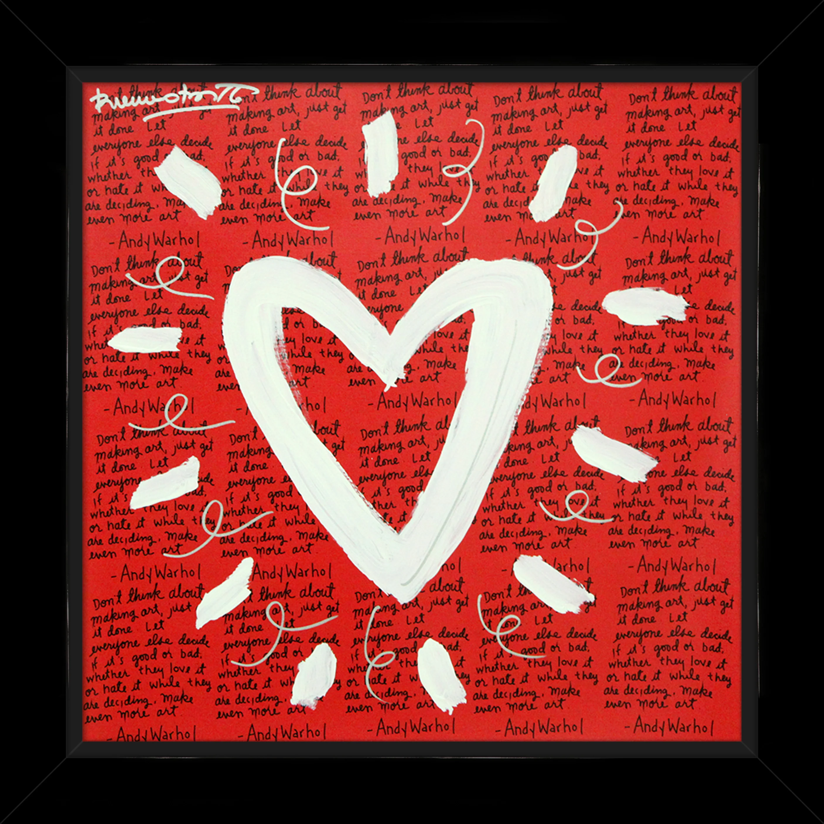 Andy's Heart - Mixed Media Original - Image 6