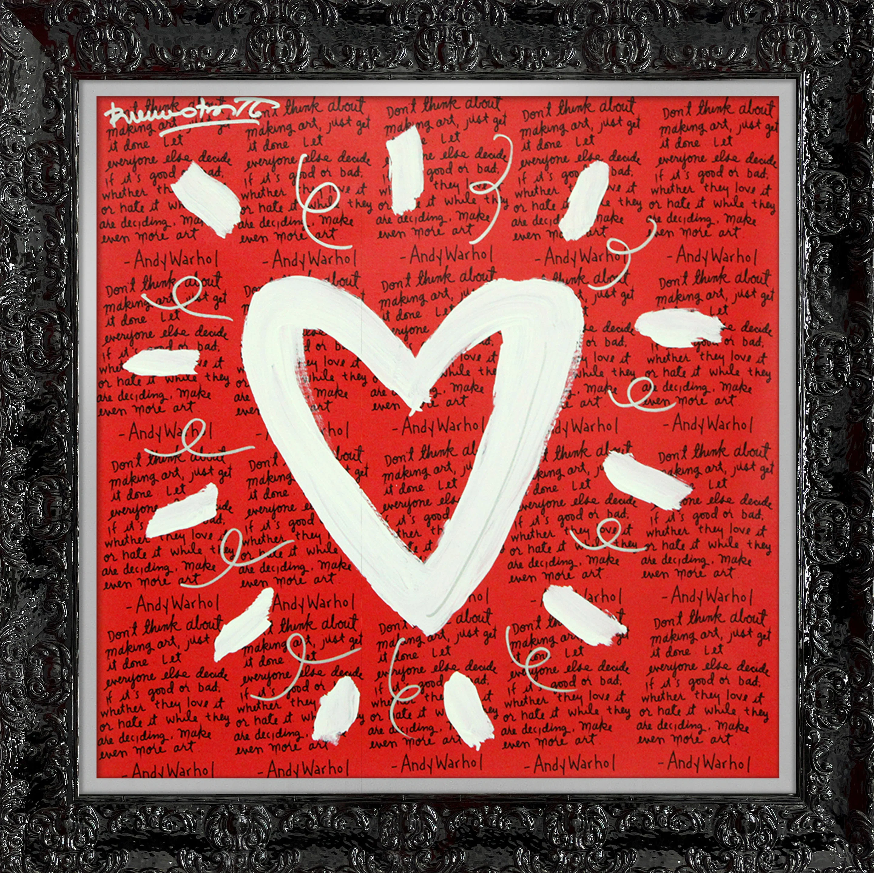 Andy's Heart - Mixed Media Original - Image 9