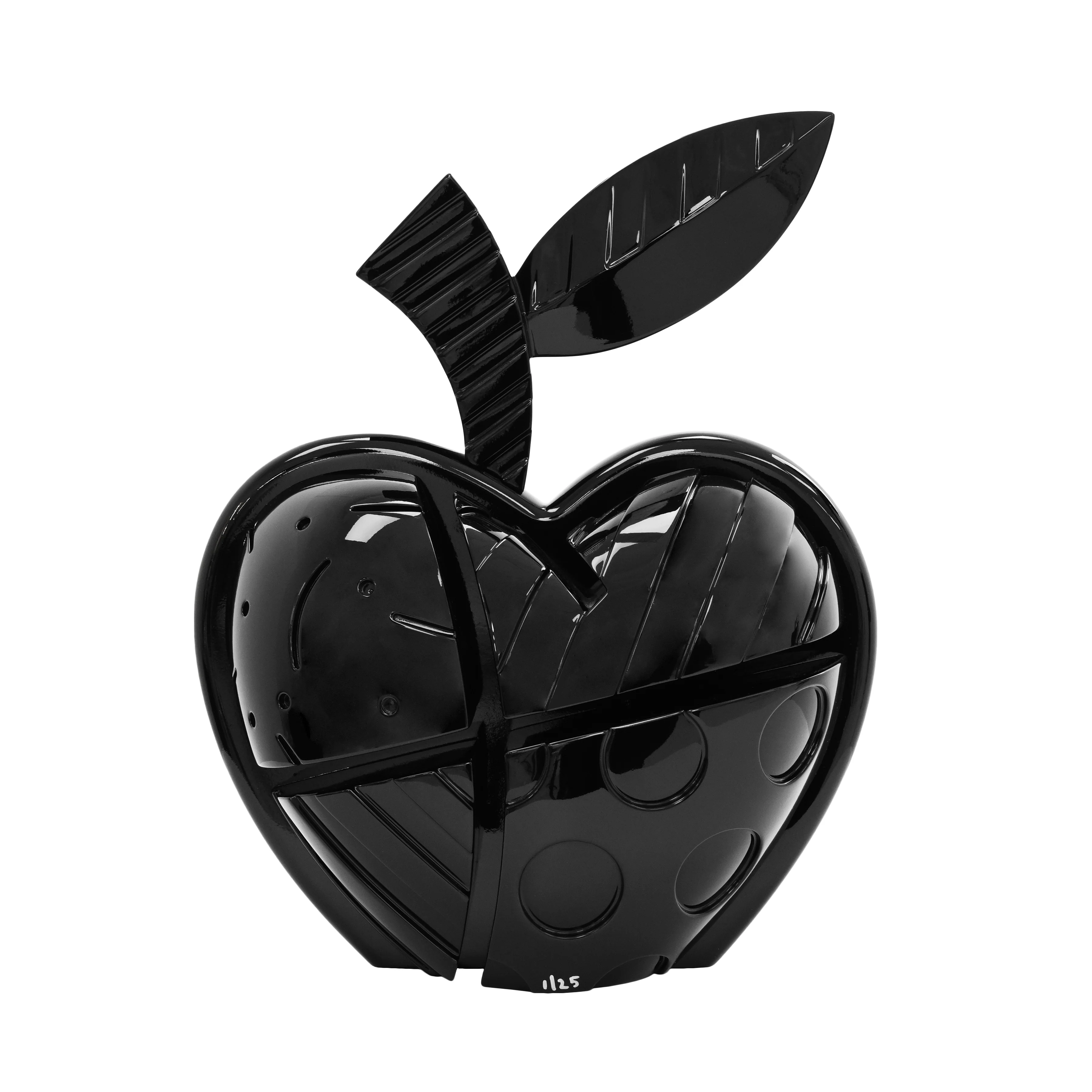 Apple (Black) - Limited Edition Sculpture - Image 4