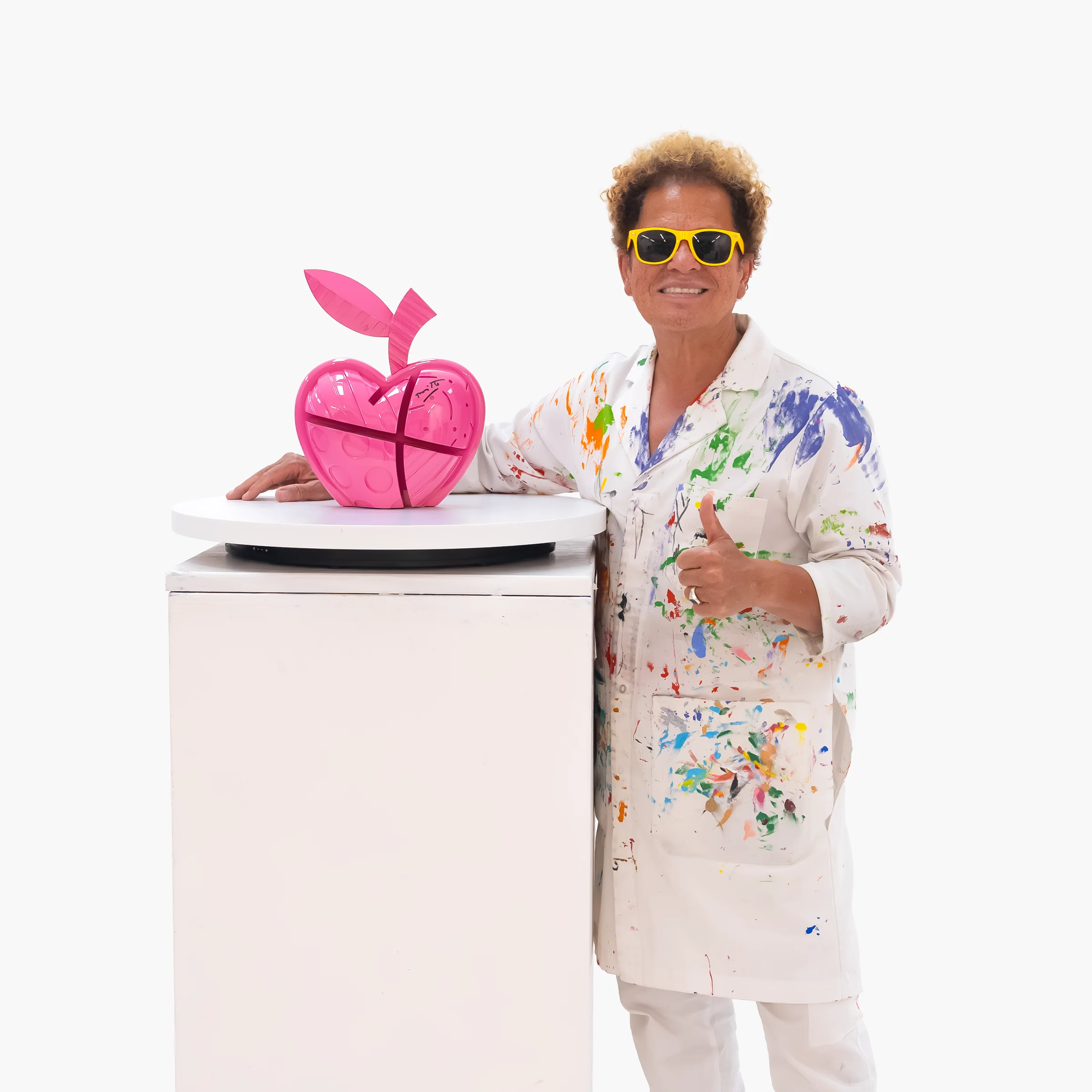 Apple (Magenta) - Limited Edition Sculpture - Image 2