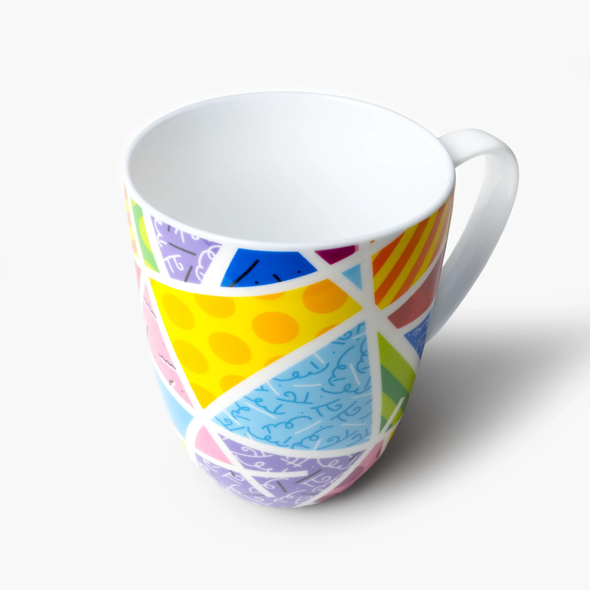 Baby Blue Landscape Britto Coffee Mug - Image 3