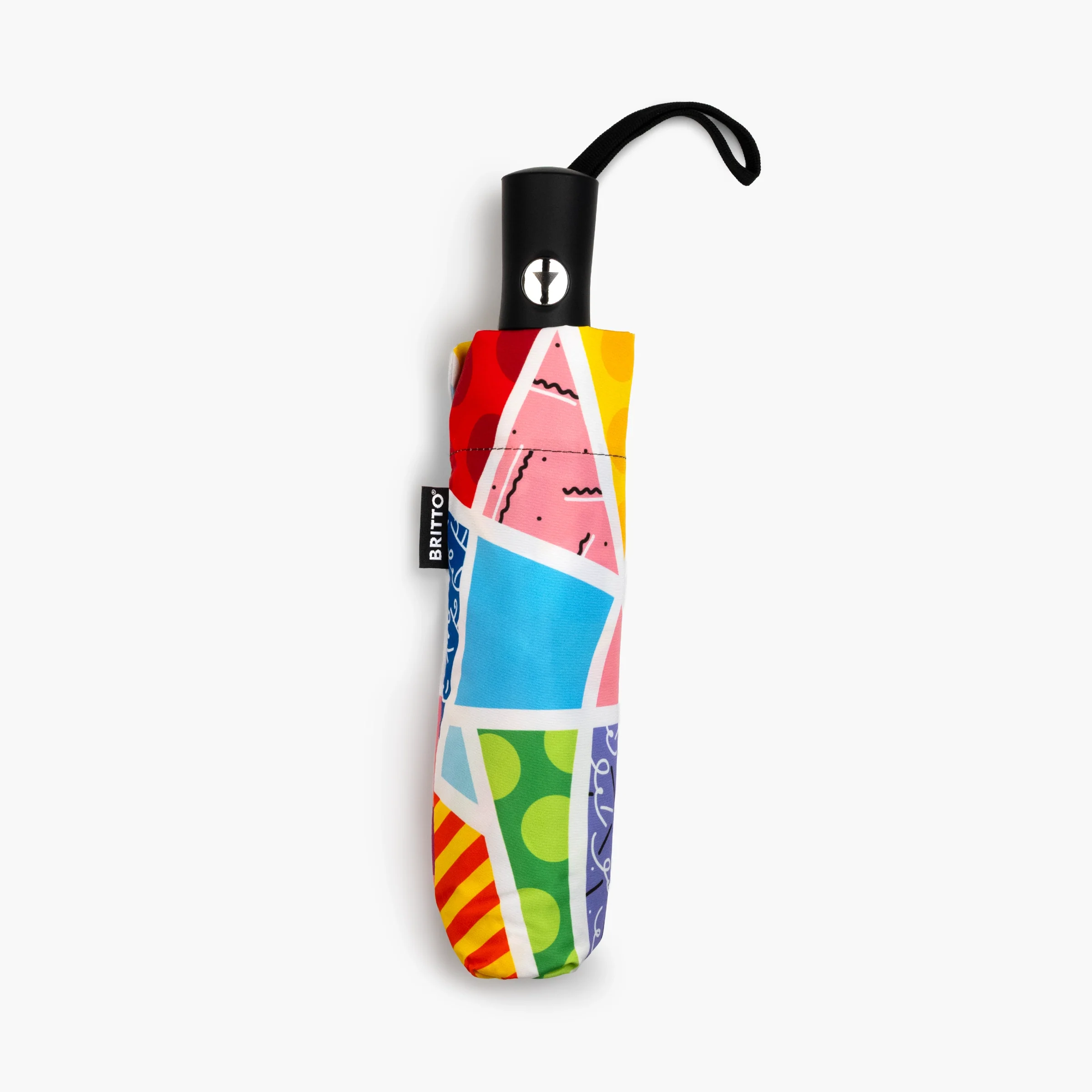 Baby Blue Landscape Britto Umbrella - Image 3