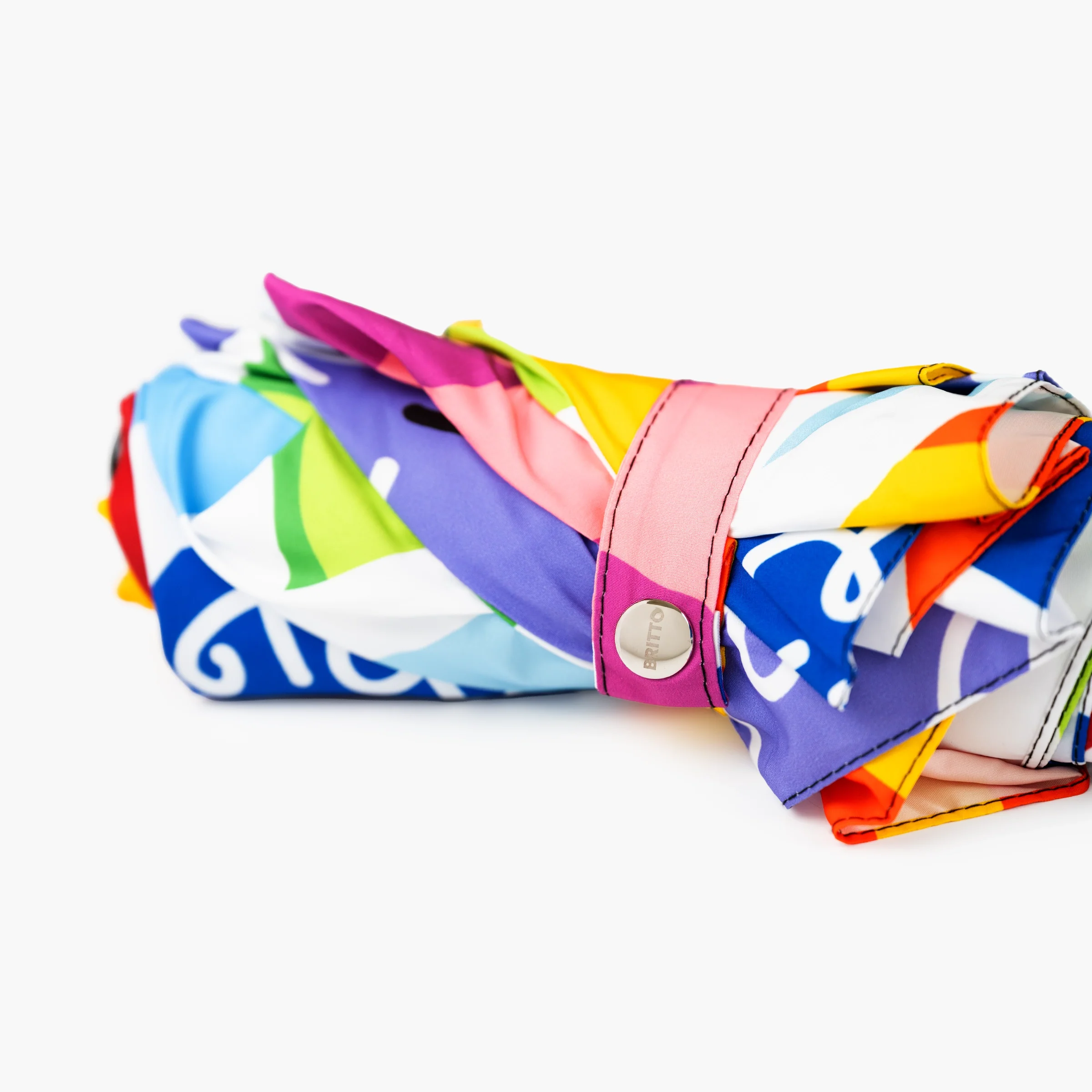 Baby Blue Landscape Britto Umbrella - Image 4