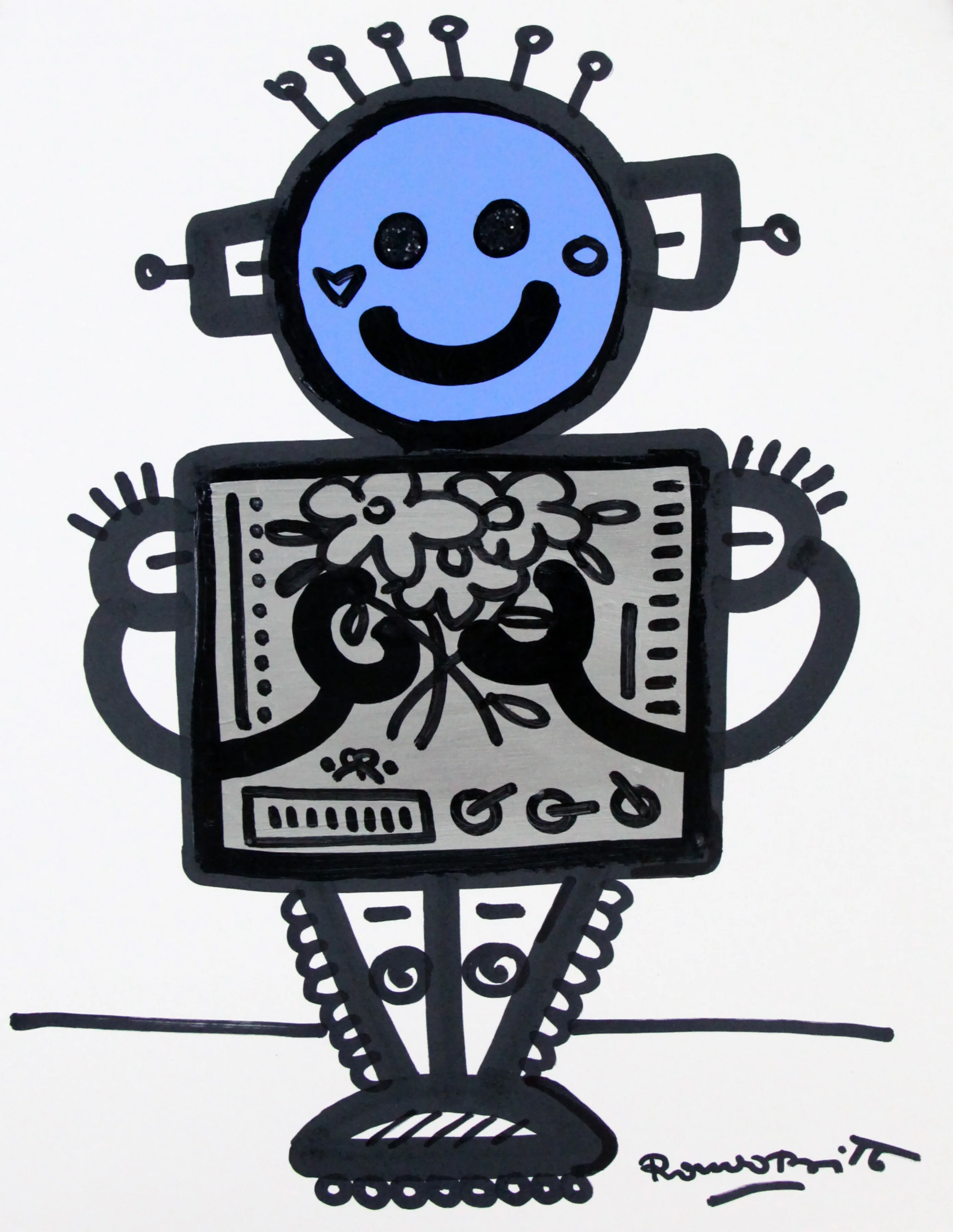 BABY BLUE - Original Drawing