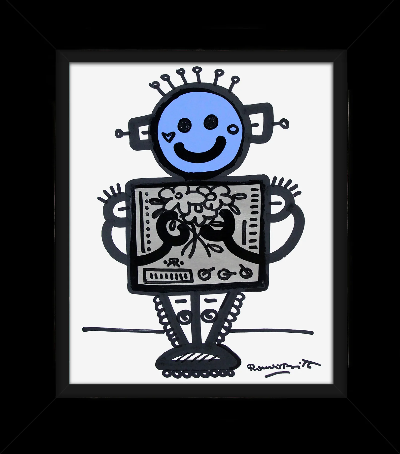 BABY BLUE - Original Drawing - Image 2