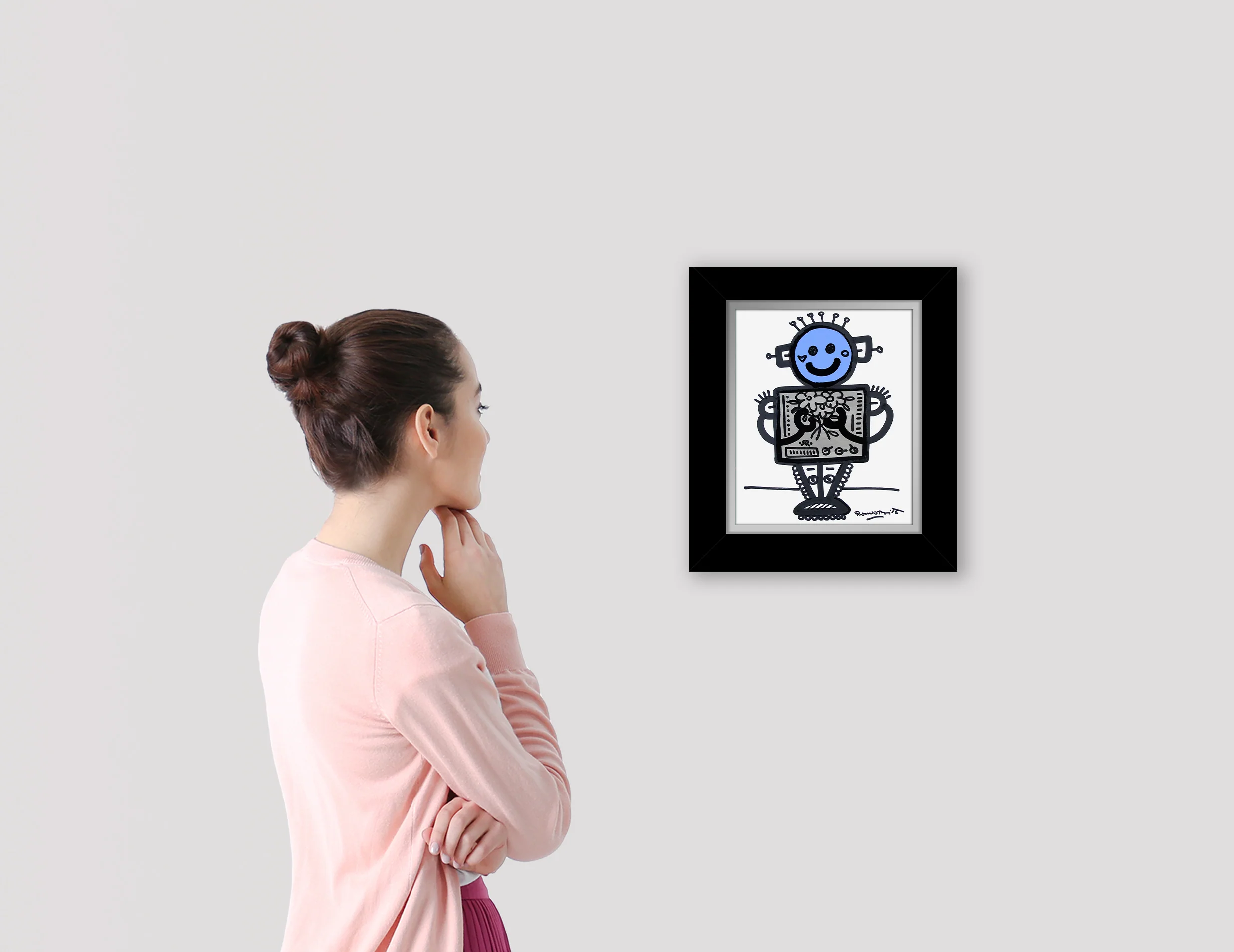 BABY BLUE - Original Drawing - Image 3