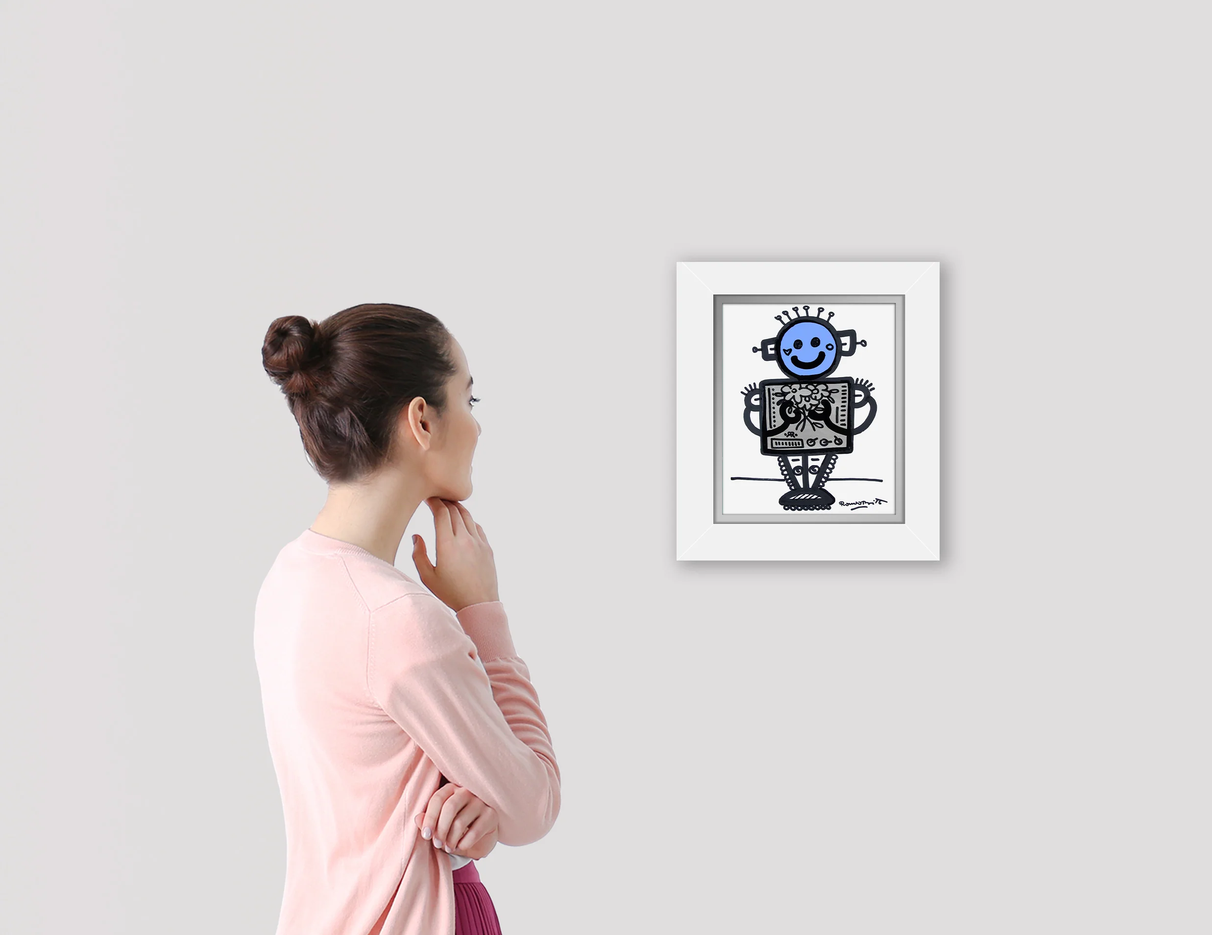 BABY BLUE - Original Drawing - Image 4