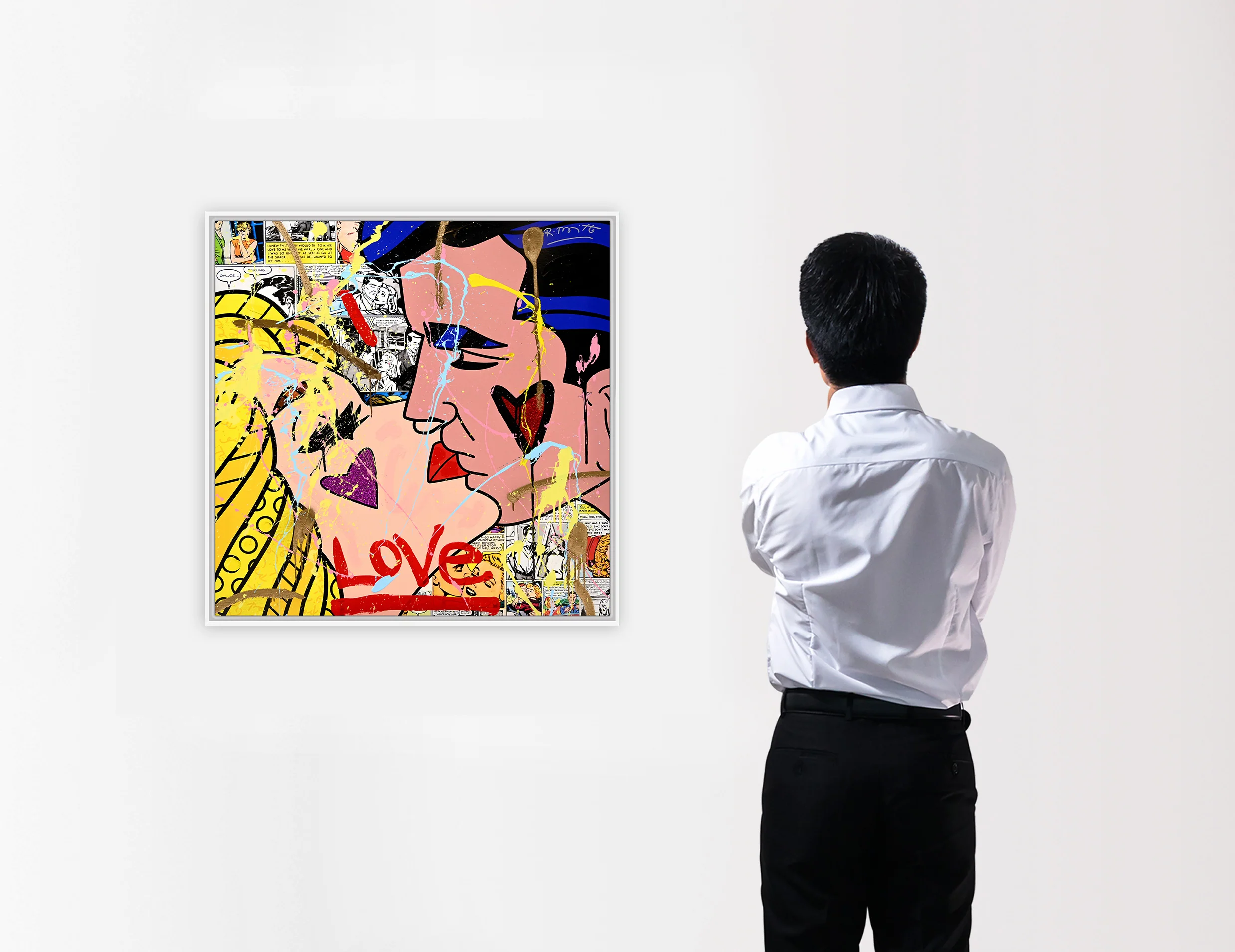 Beijos - Mixed Media Original - Image 2