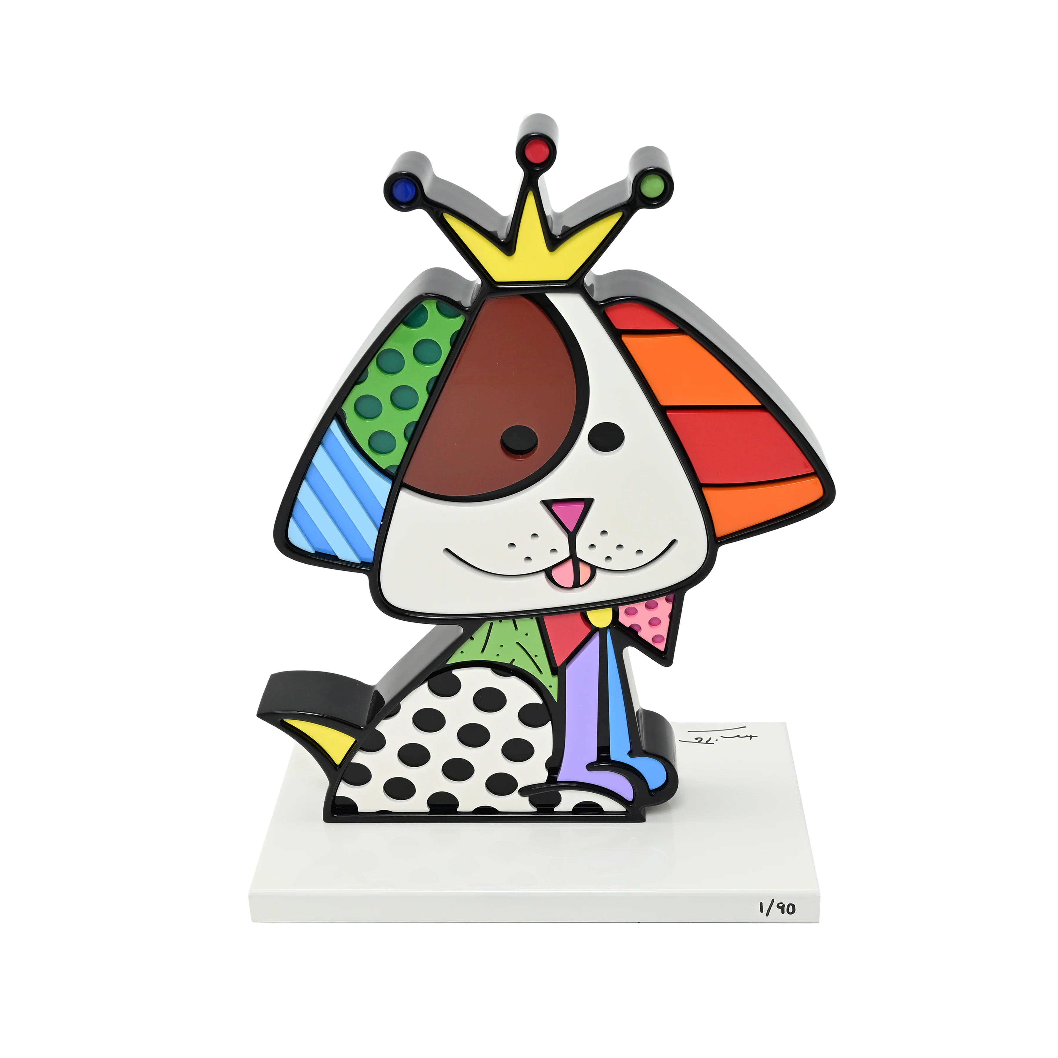 Best Friend (White Base) - Limited Edition Sculpture - Image 3