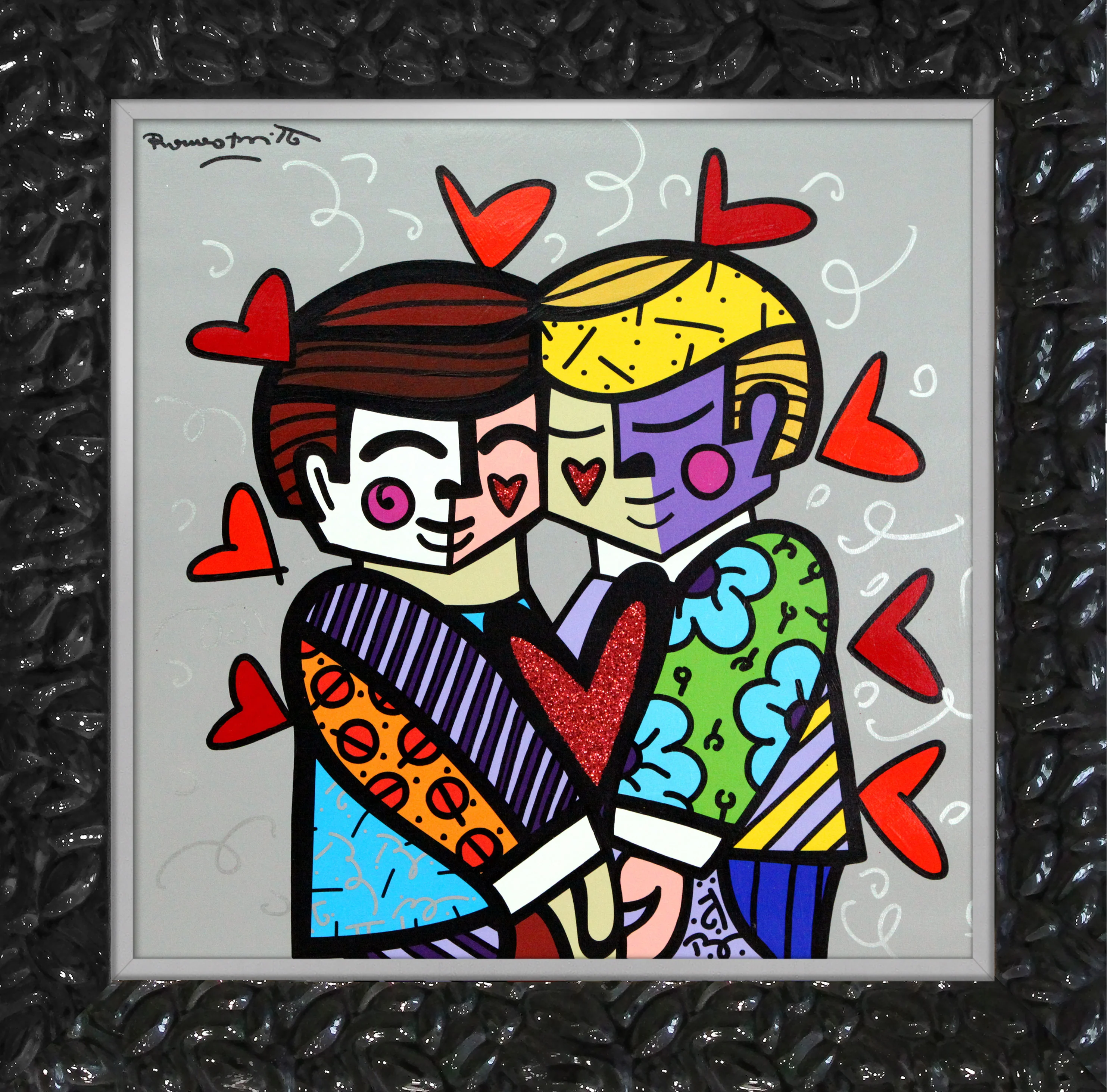 Best Friends - Mixed Media Original - Image 11
