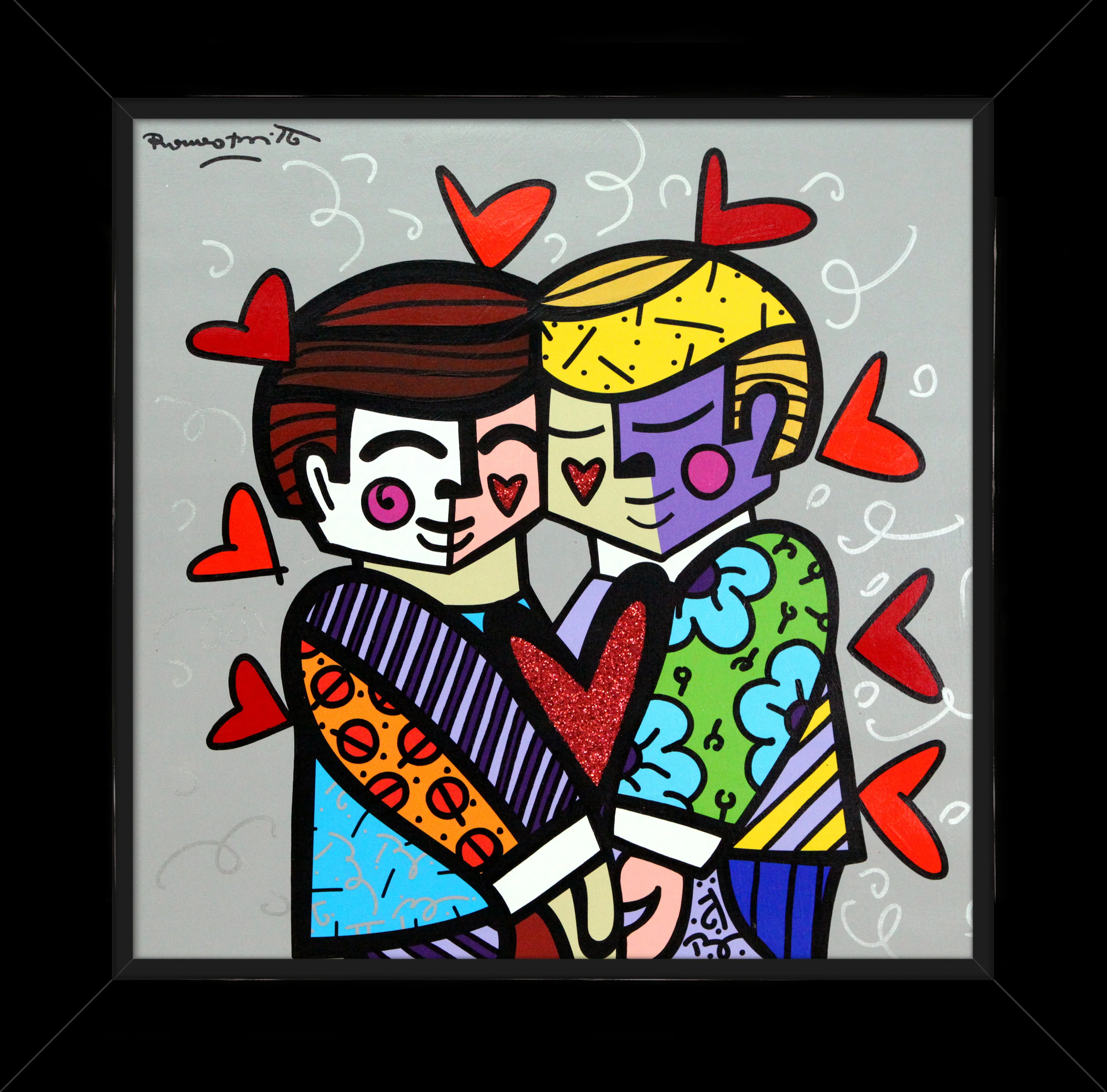 Best Friends - Mixed Media Original - Image 12