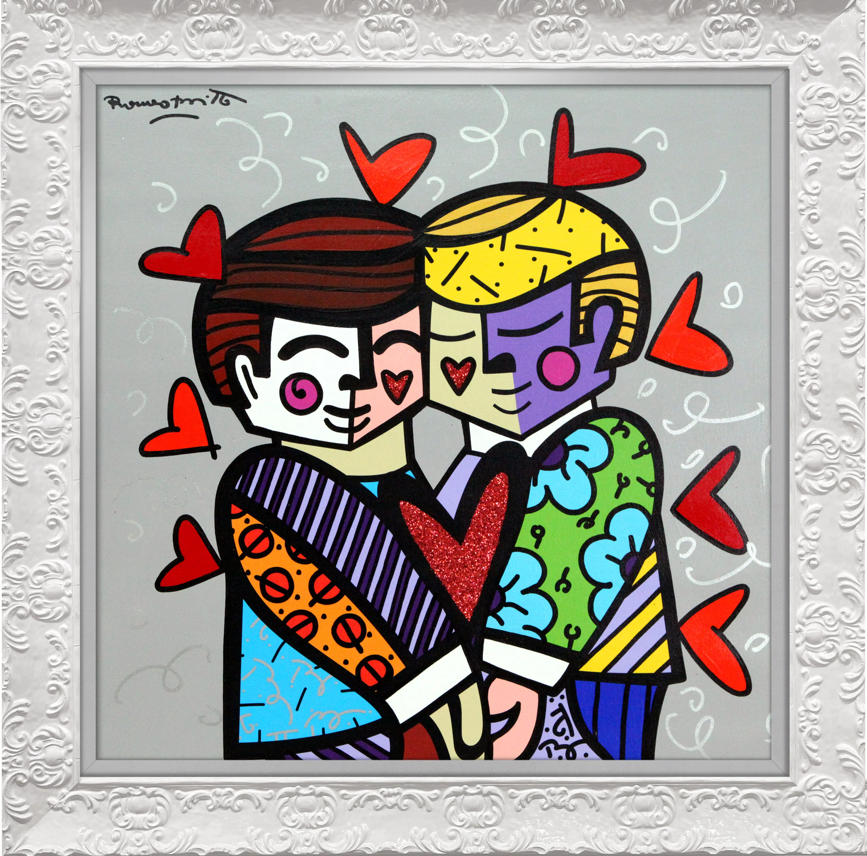 Best Friends - Mixed Media Original - Image 13