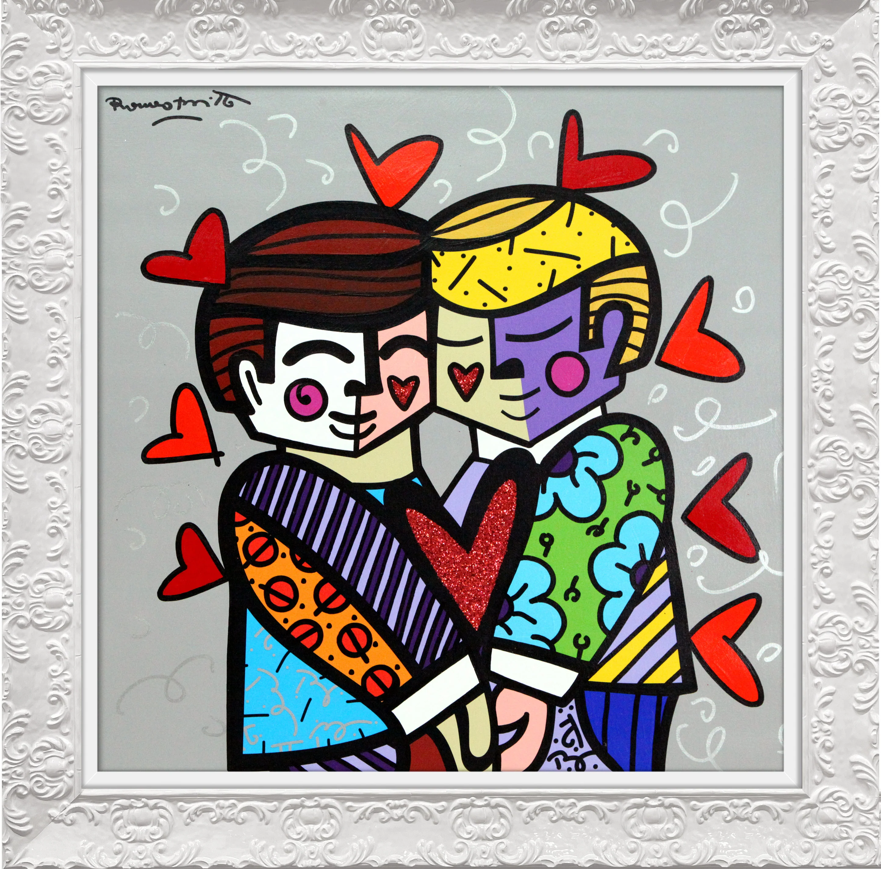 Best Friends - Mixed Media Original - Image 14