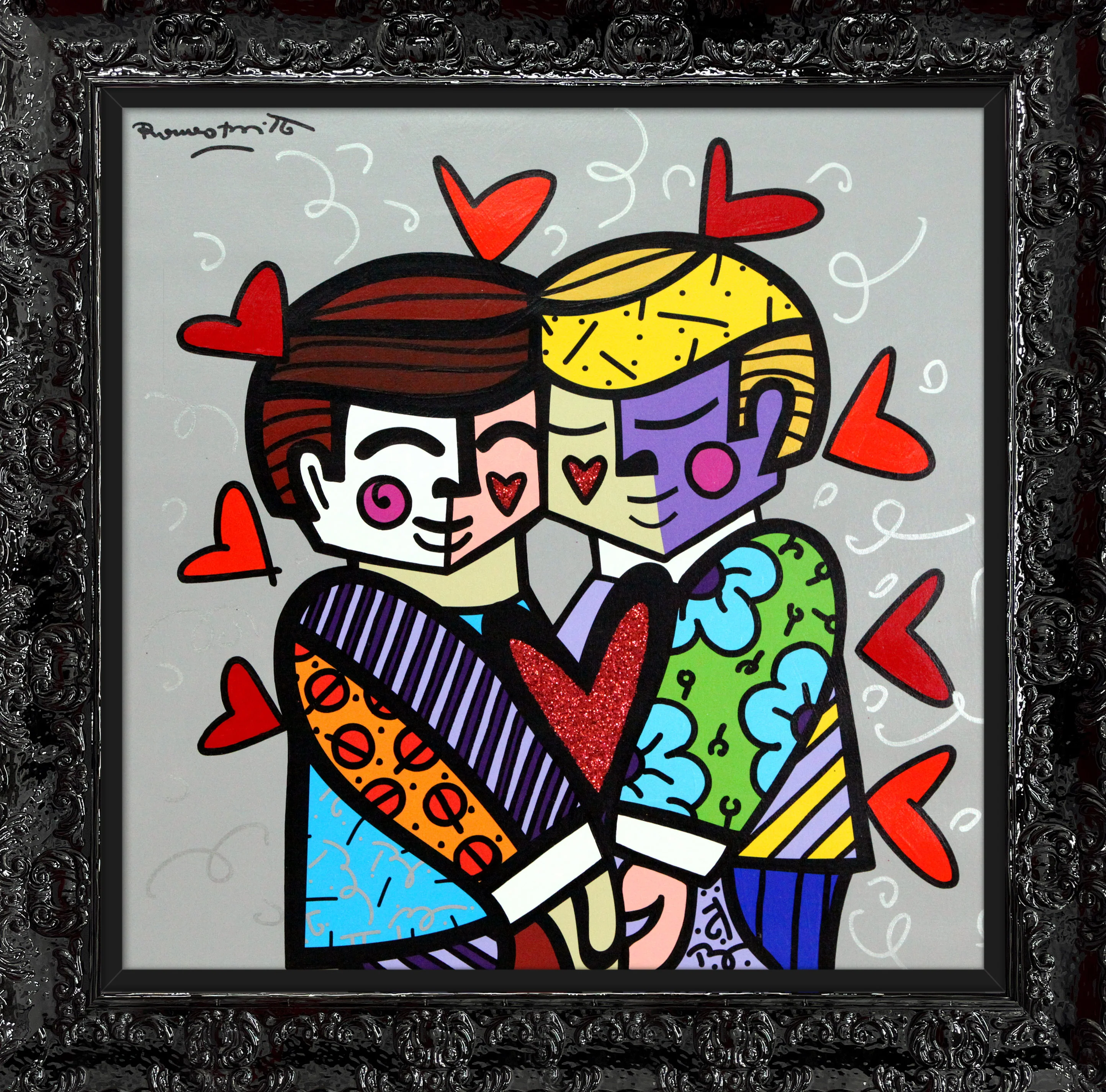 Best Friends - Mixed Media Original - Image 15
