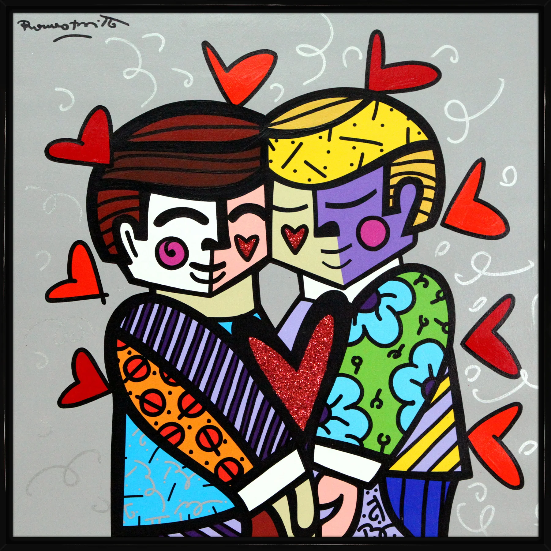 Best Friends - Mixed Media Original - Image 4