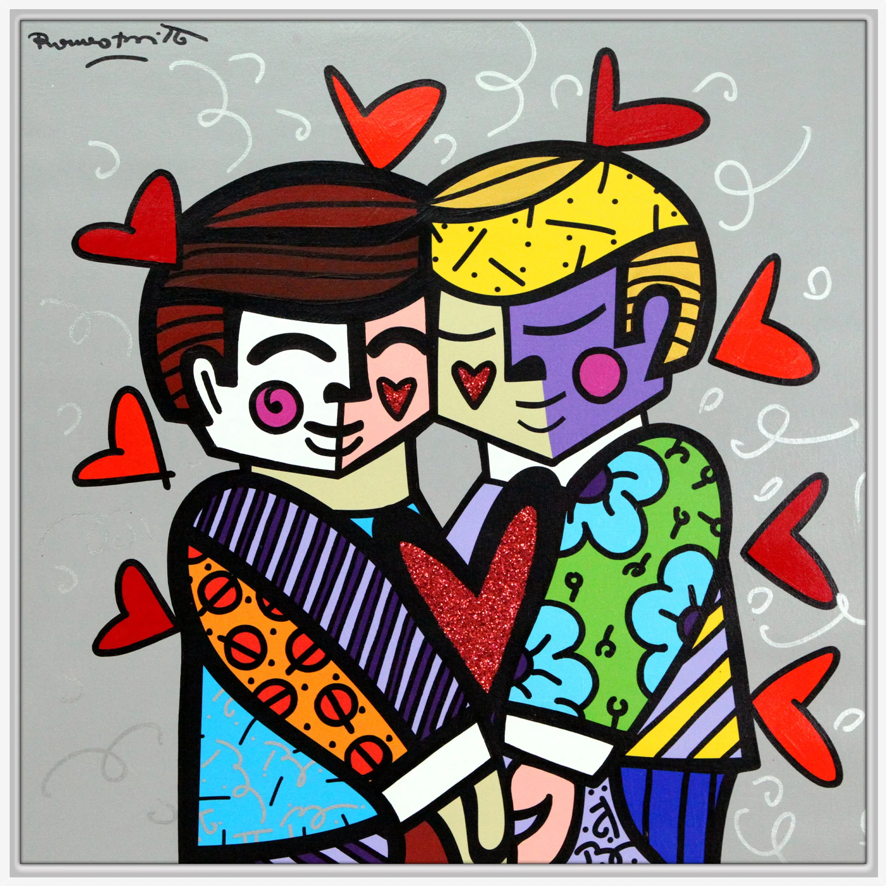 Best Friends - Mixed Media Original - Image 5