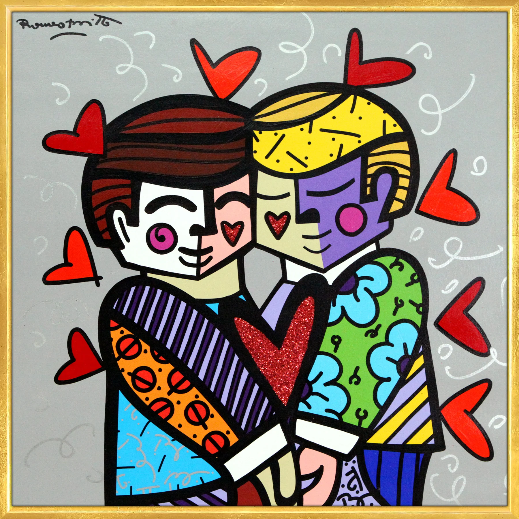 Best Friends - Mixed Media Original - Image 6