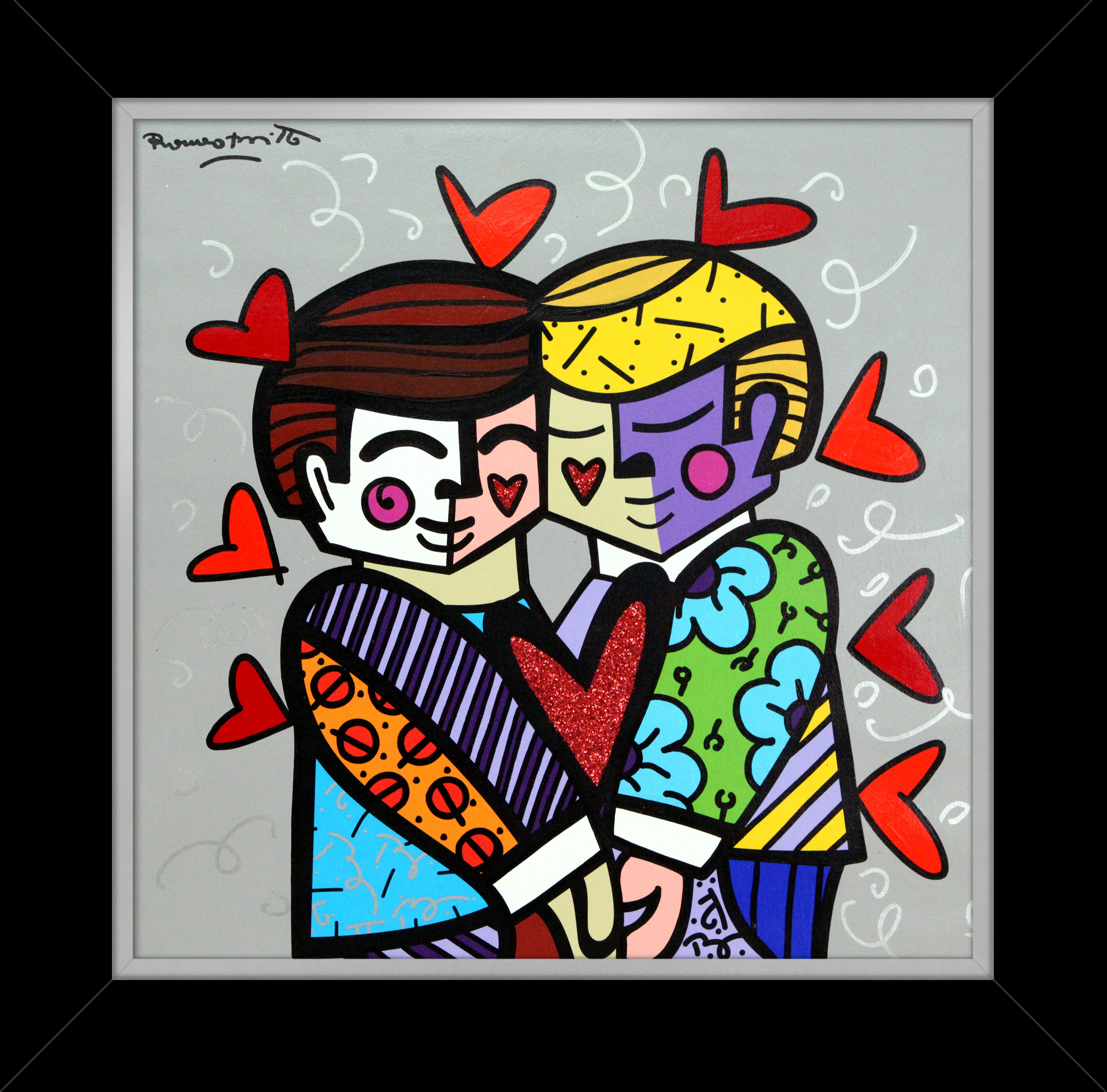 Best Friends - Mixed Media Original - Image 7