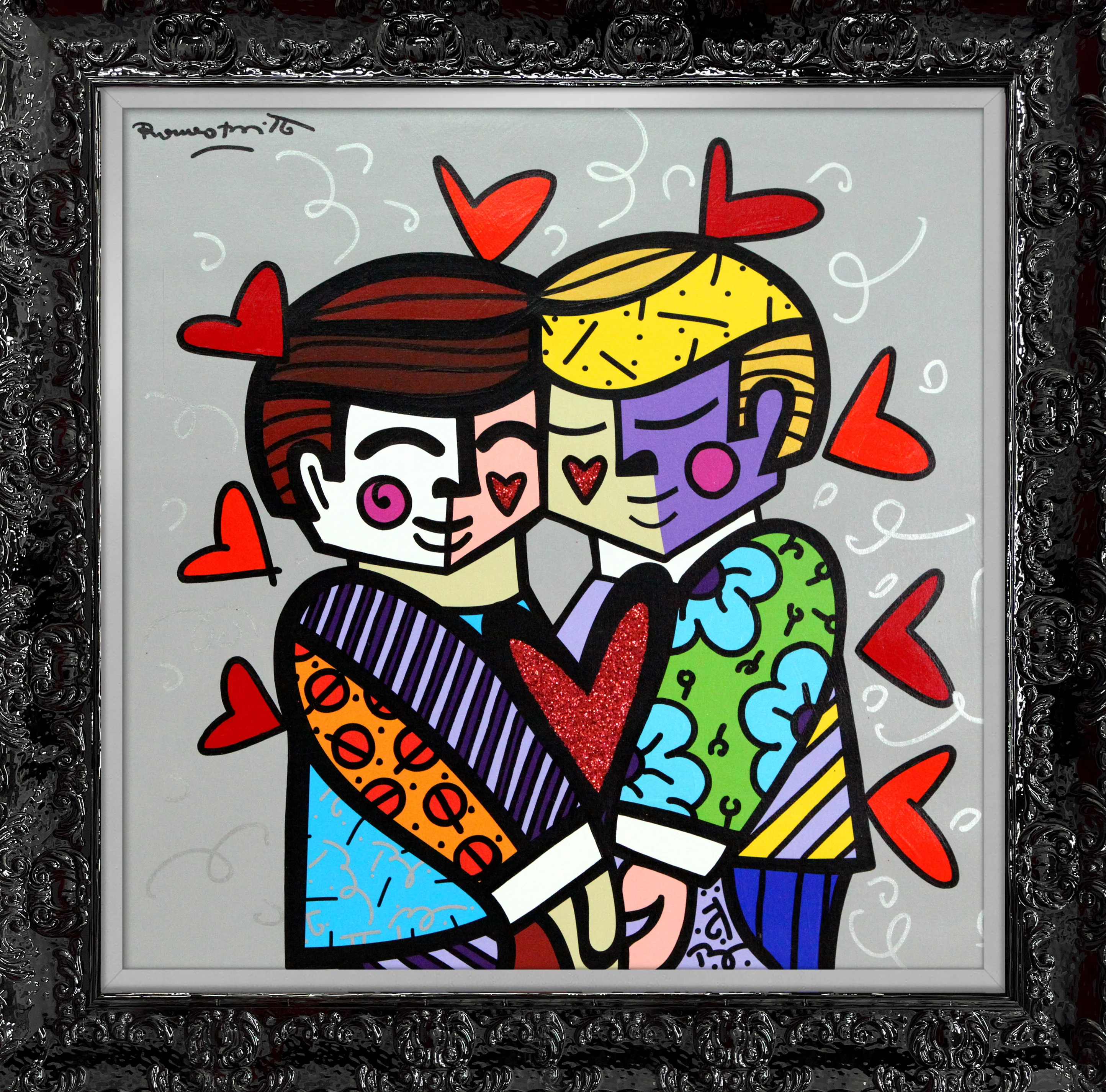 Best Friends - Mixed Media Original - Image 8