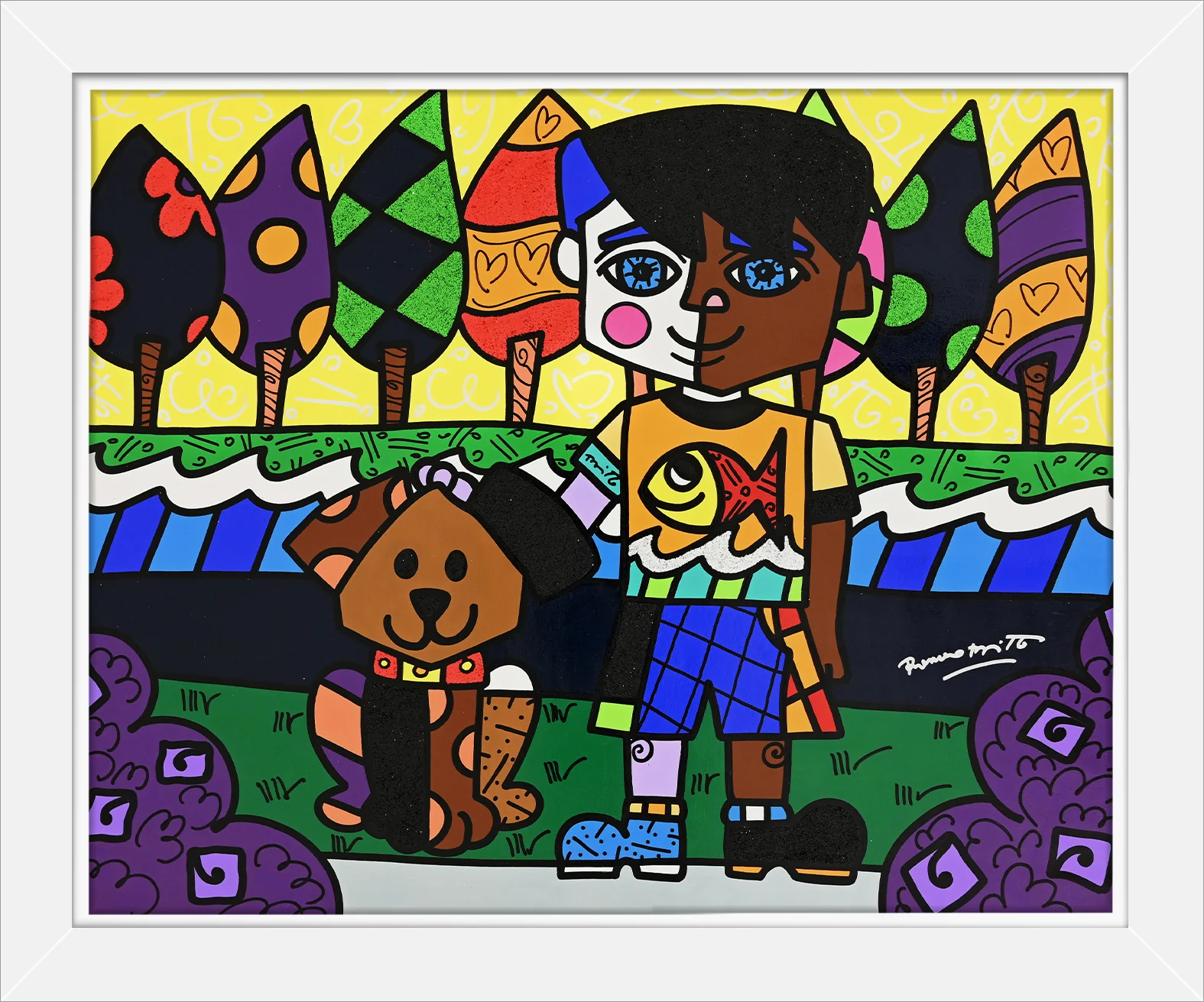 BEST PALS -  Original Painting - Image 12