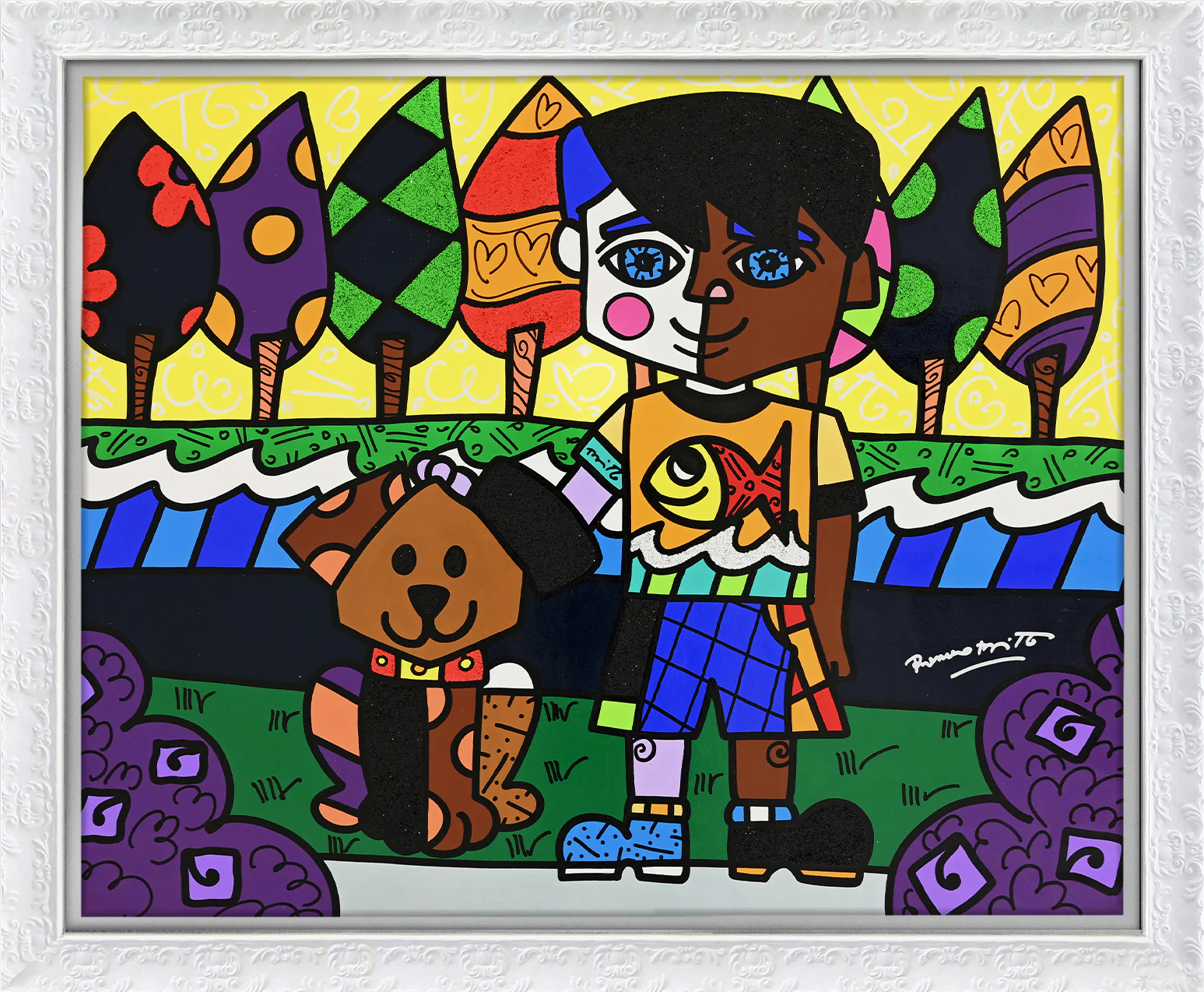 BEST PALS -  Original Painting - Image 13