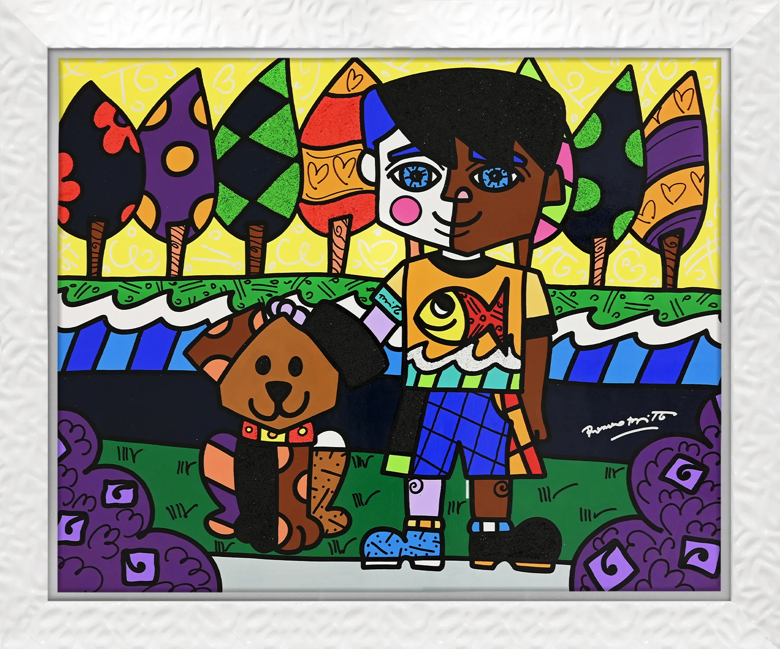BEST PALS -  Original Painting - Image 15