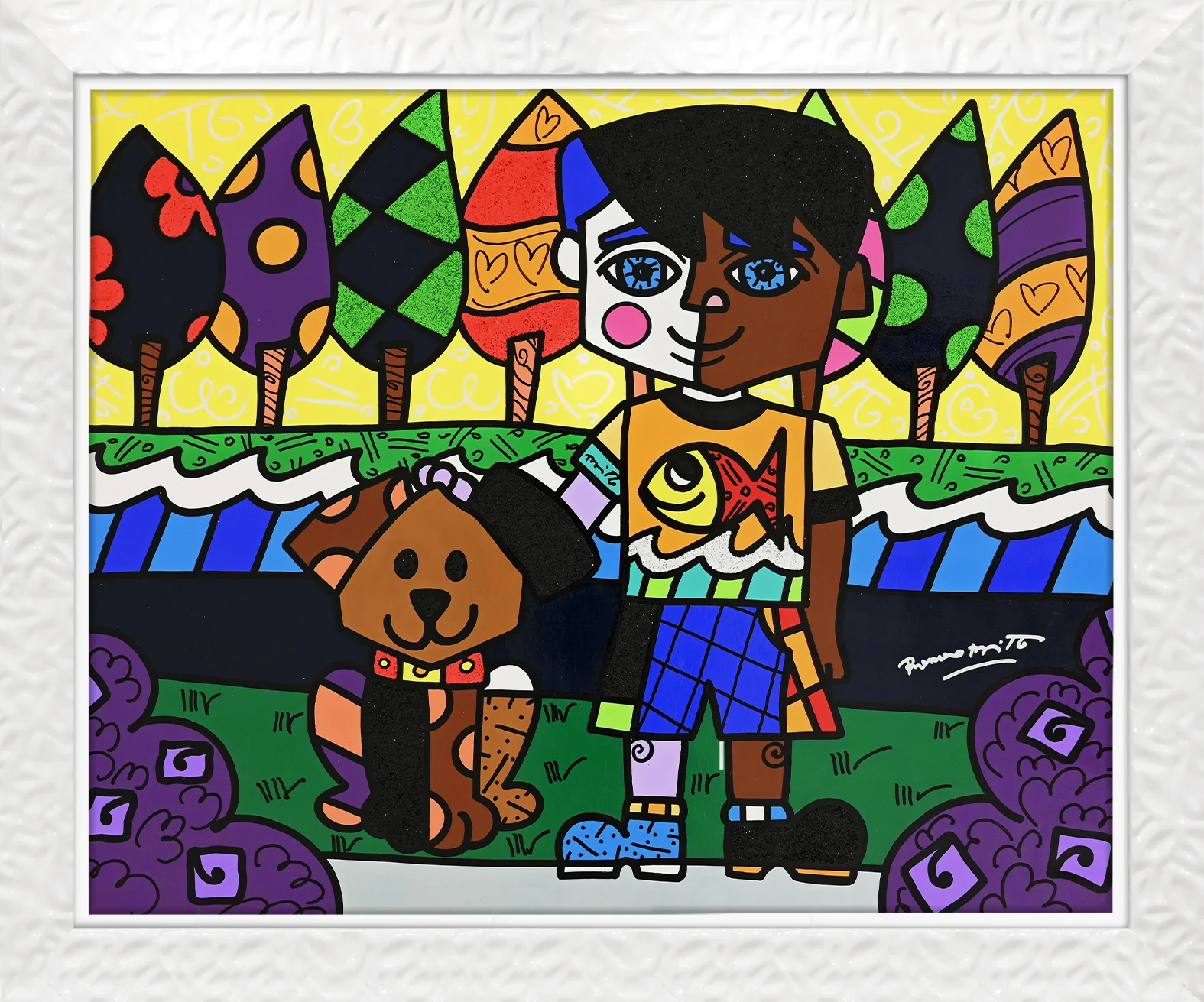 BEST PALS -  Original Painting - Image 16