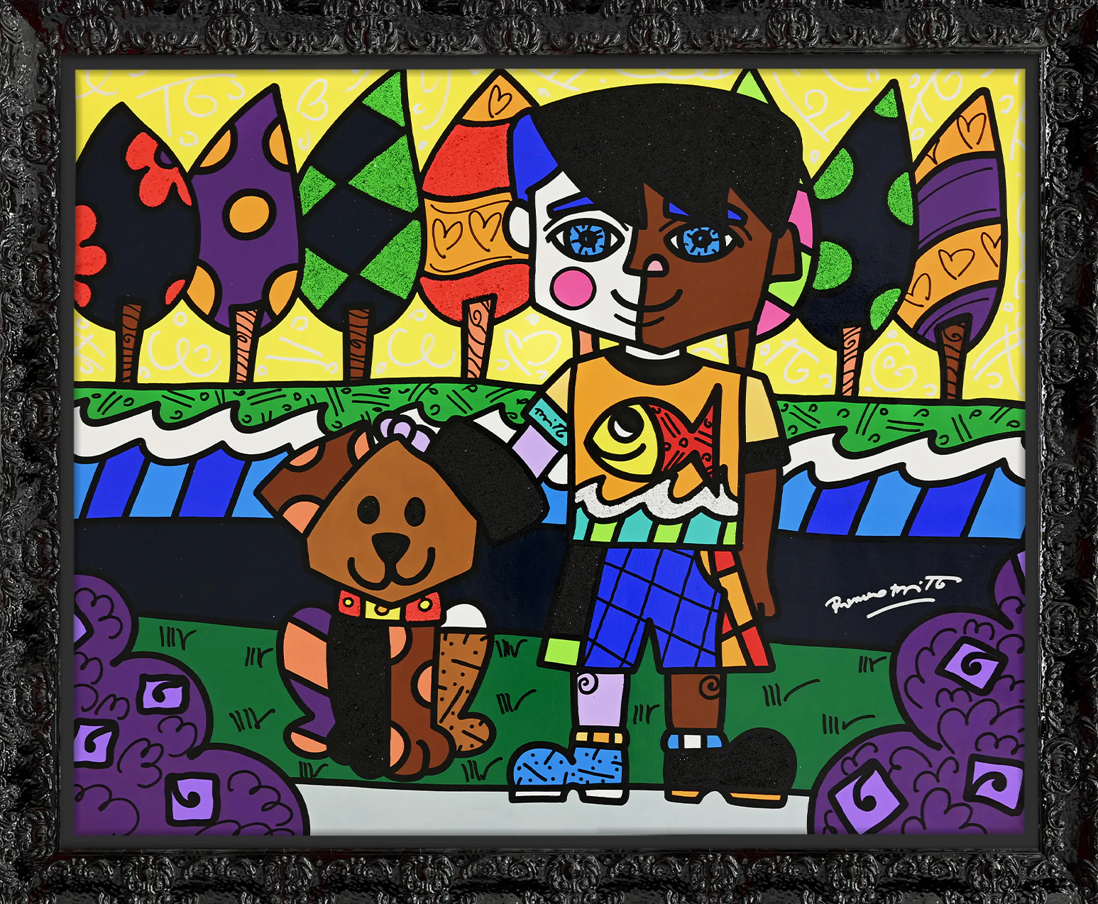 BEST PALS -  Original Painting - Image 4