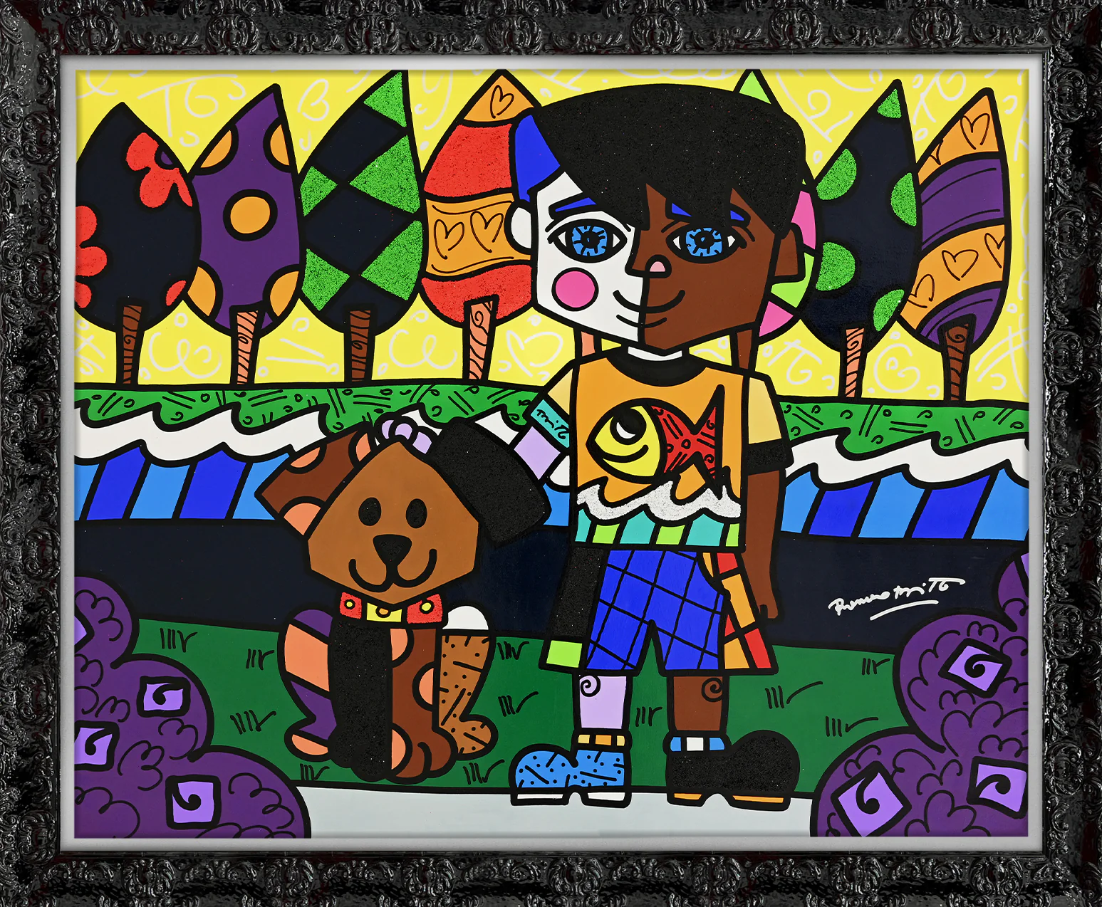 BEST PALS -  Original Painting - Image 5