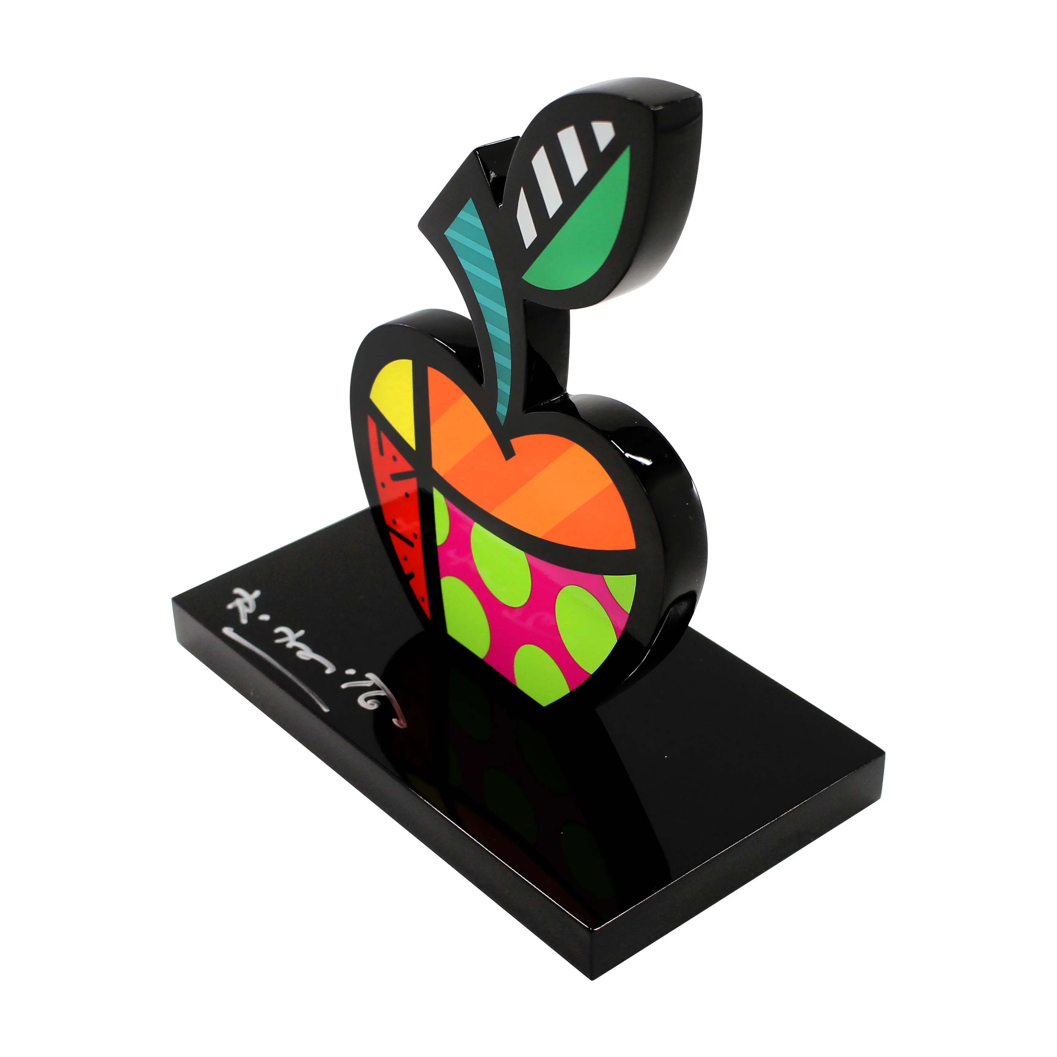Big Apple (Black Base) - Limited Edition Sculpture - Image 3