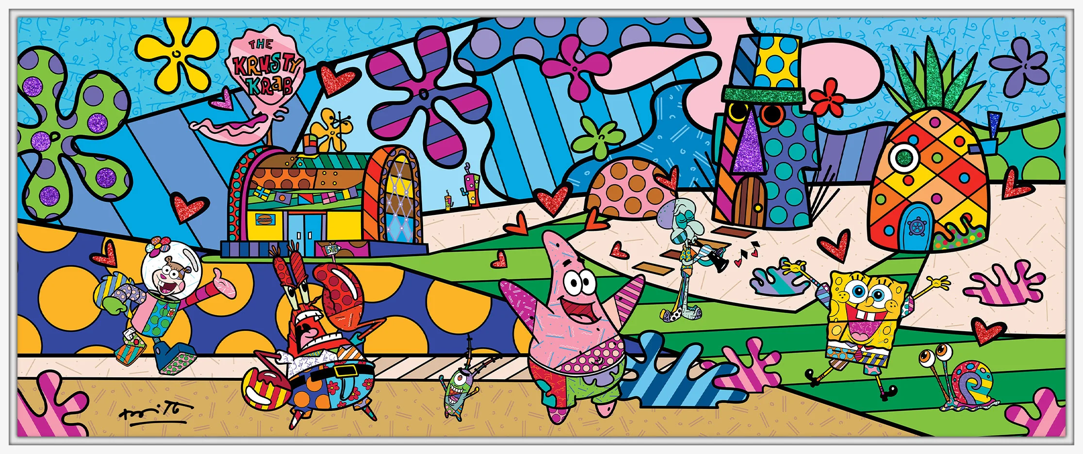 Bikini Bottom - Sponebob By Britto - Limited Edition Print - Image 15