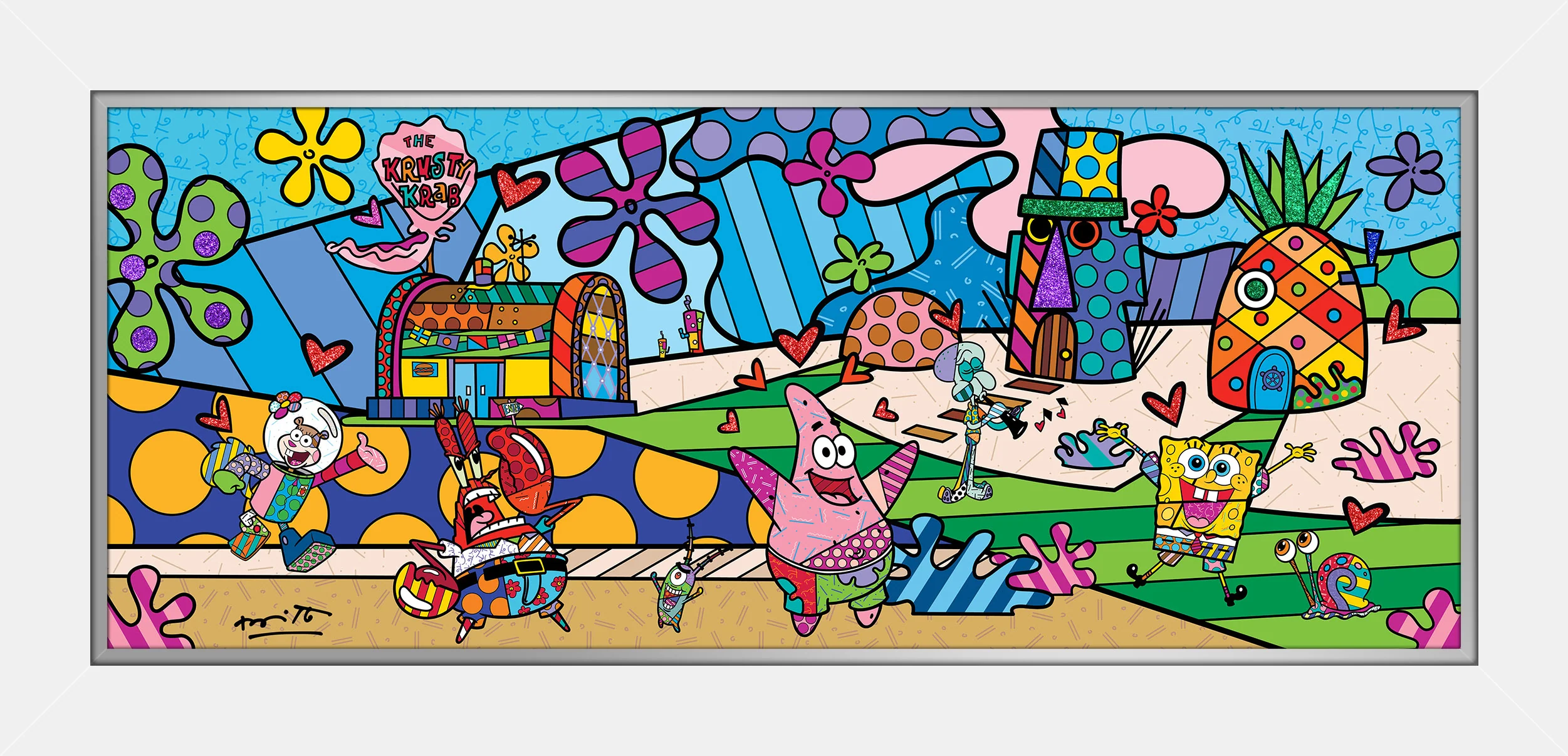 Bikini Bottom - Sponebob By Britto - Limited Edition Print - Image 16