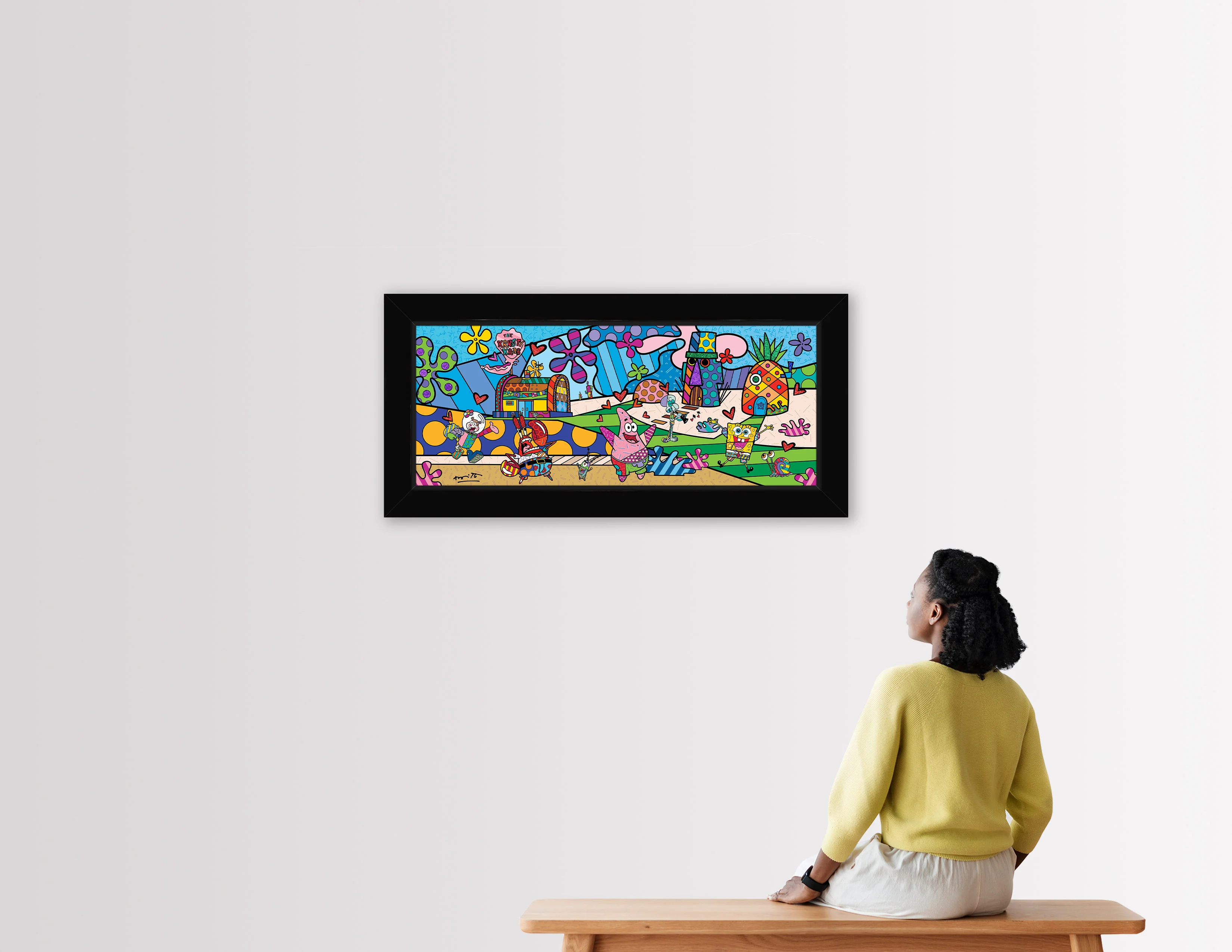 Bikini Bottom - Sponebob By Britto - Limited Edition Print - Image 2