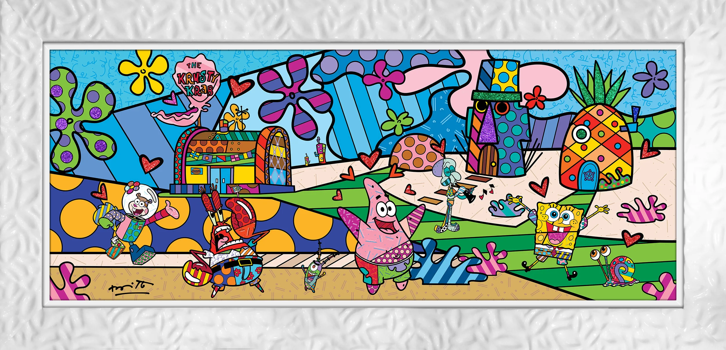 Bikini Bottom - Sponebob By Britto - Limited Edition Print - Image 21