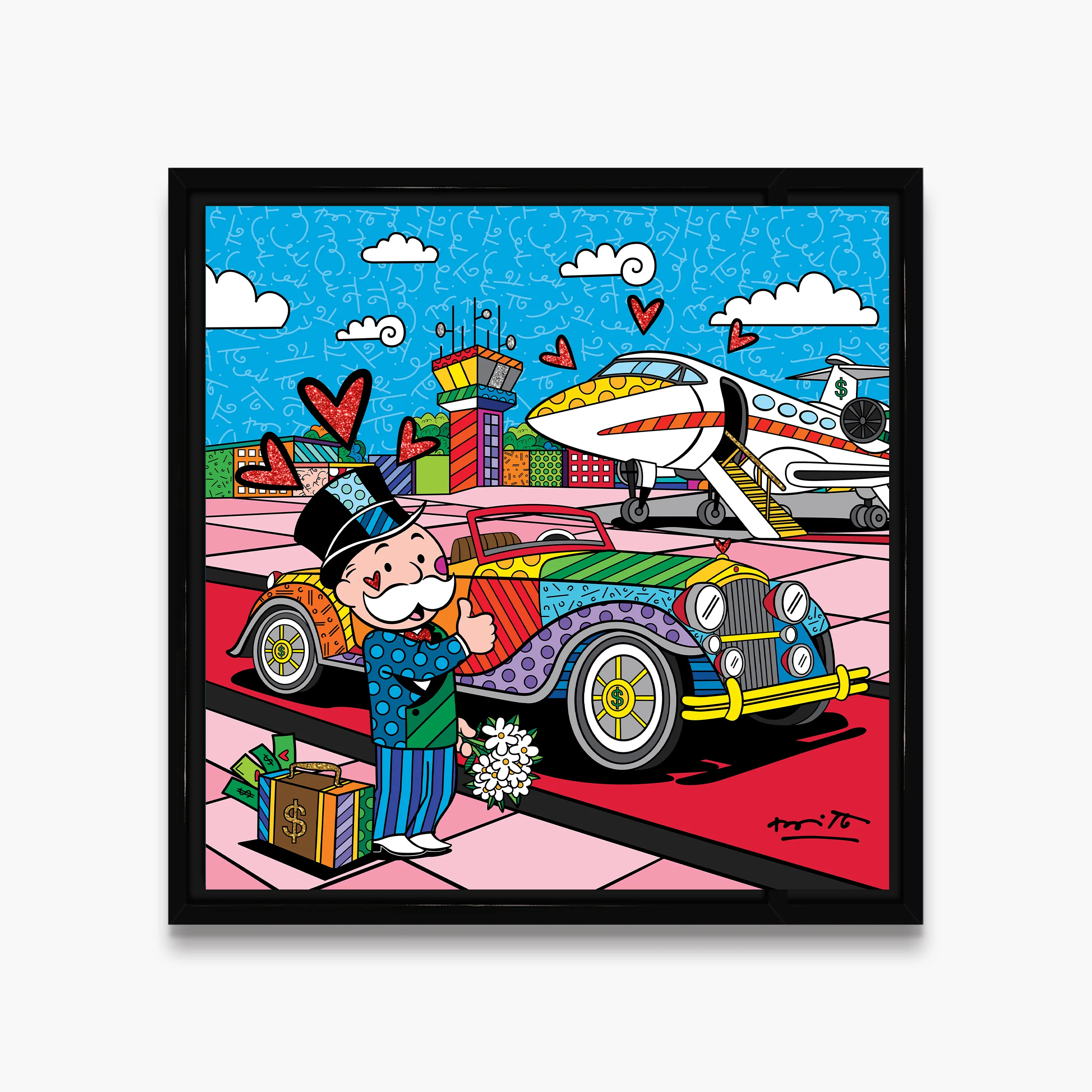 Billionaire's Club (Monopoly By Britto) - Limited Edition Print - Image 15