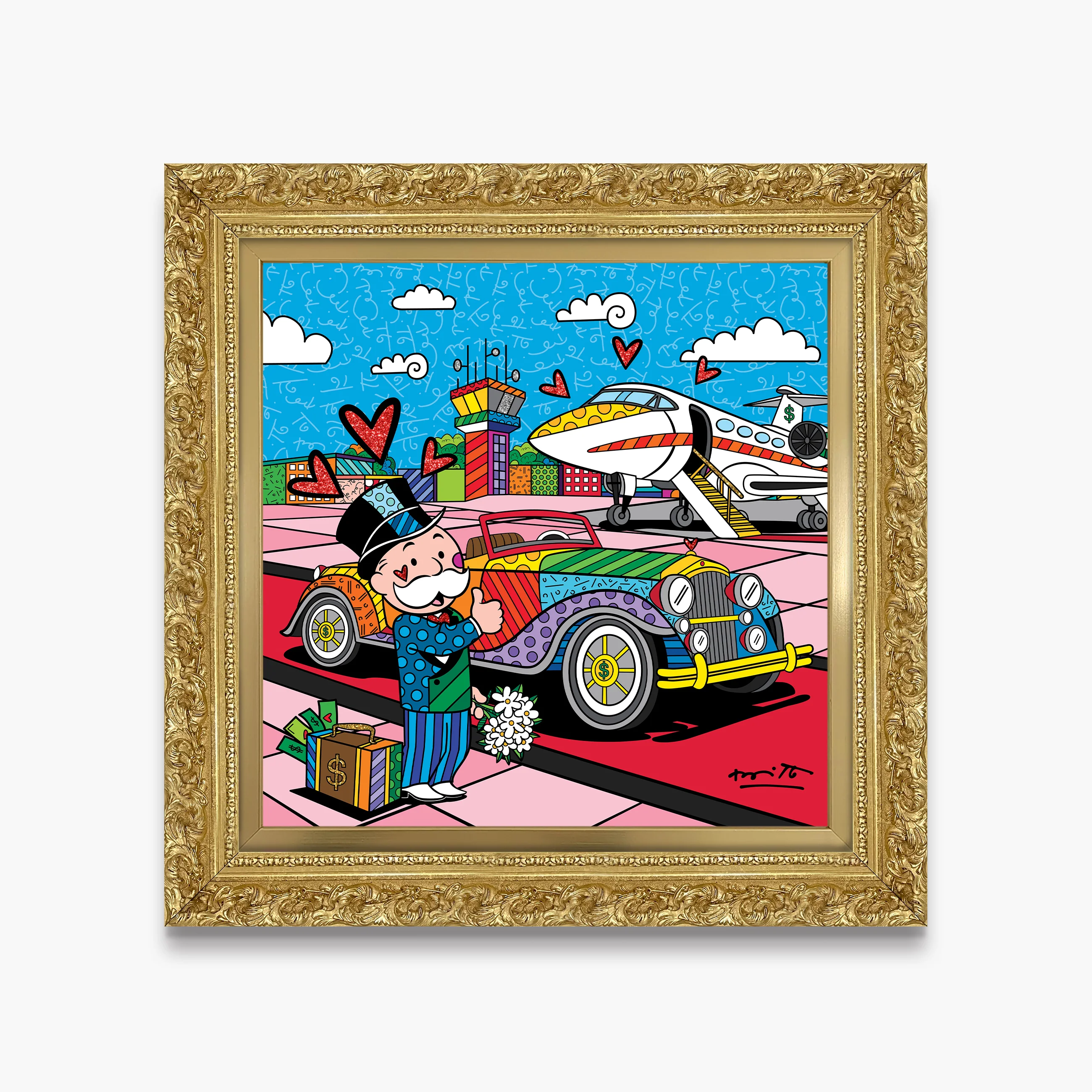 Billionaire's Club (Monopoly By Britto) - Limited Edition Print - Image 19
