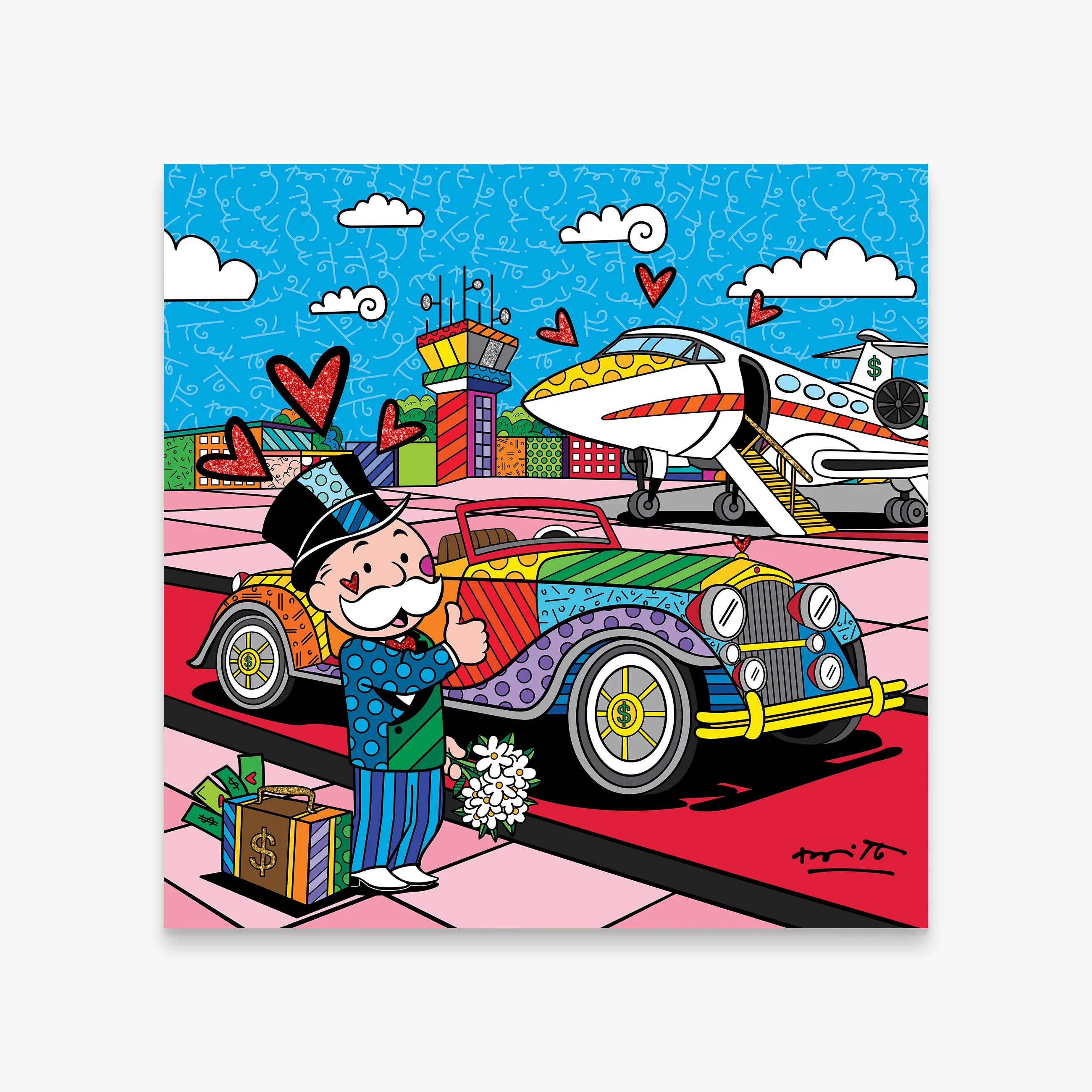Billionaire's Club (Monopoly By Britto) - Limited Edition Print - Image 20