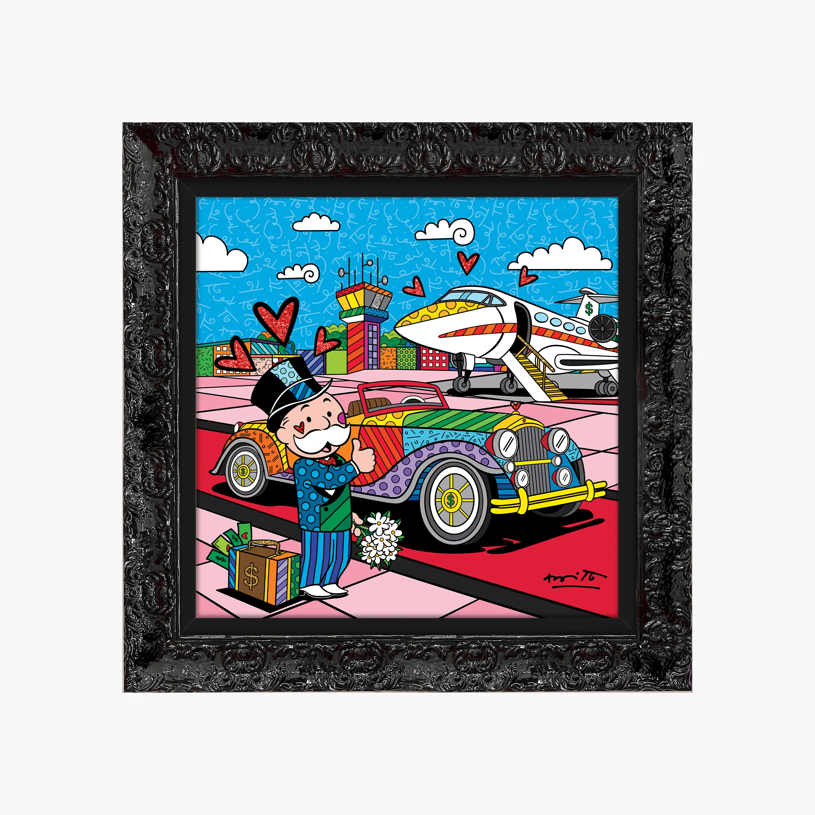 Billionaire's Club (Monopoly By Britto) - Limited Edition Print - Image 9