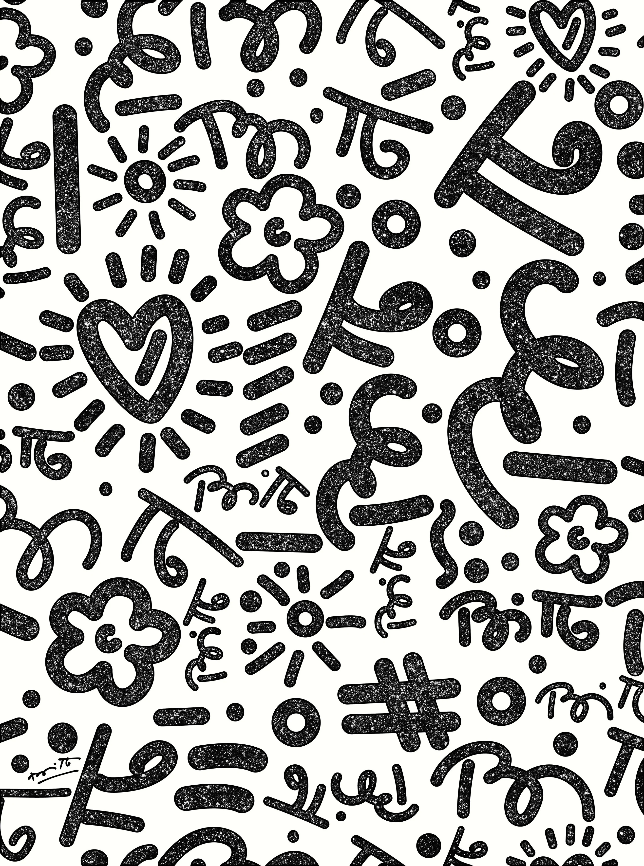 Black Graffiti - Limited Edition Print