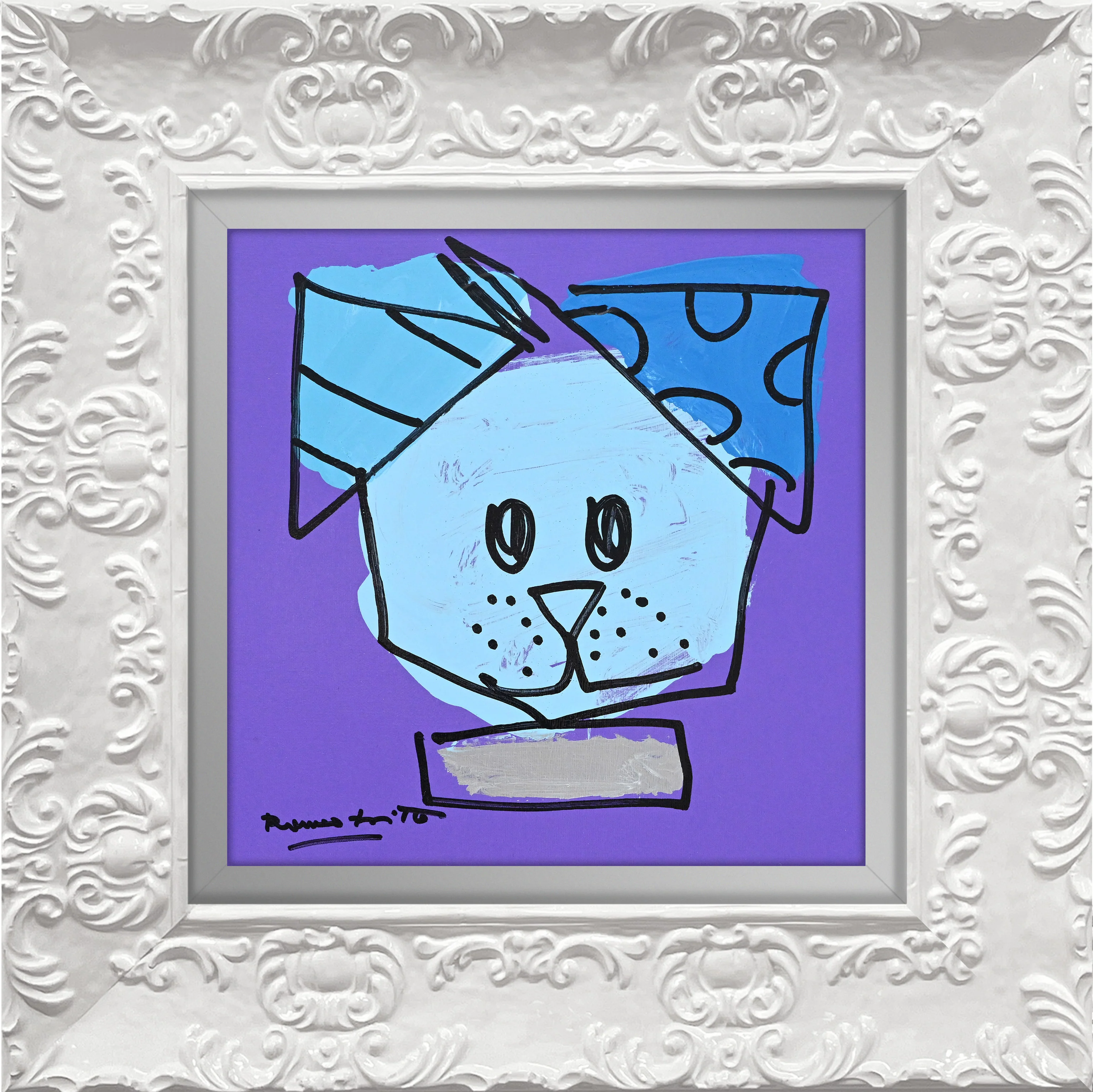 BLUE DOG - Original Drawing - Image 15
