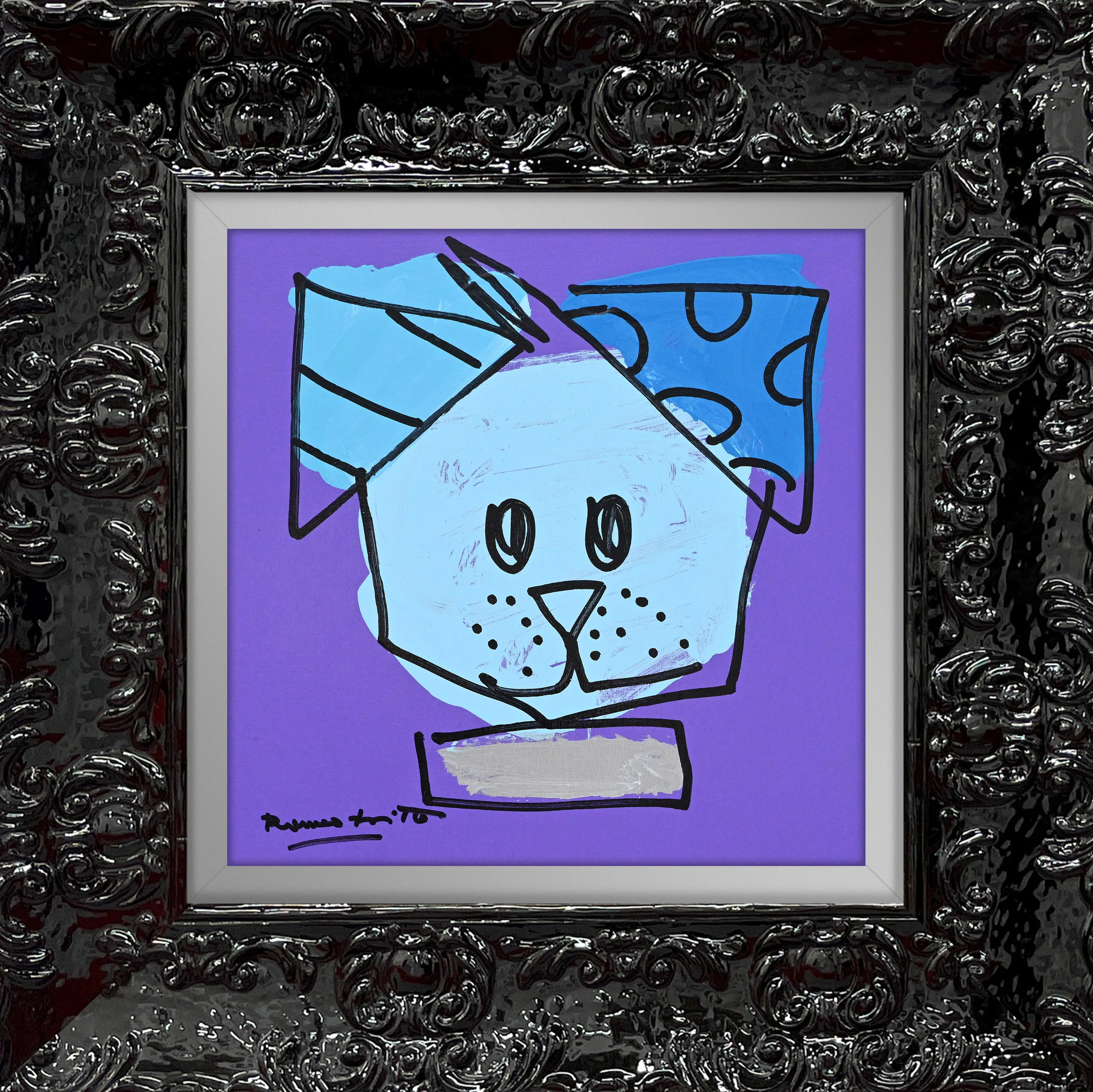 BLUE DOG - Original Drawing - Image 7