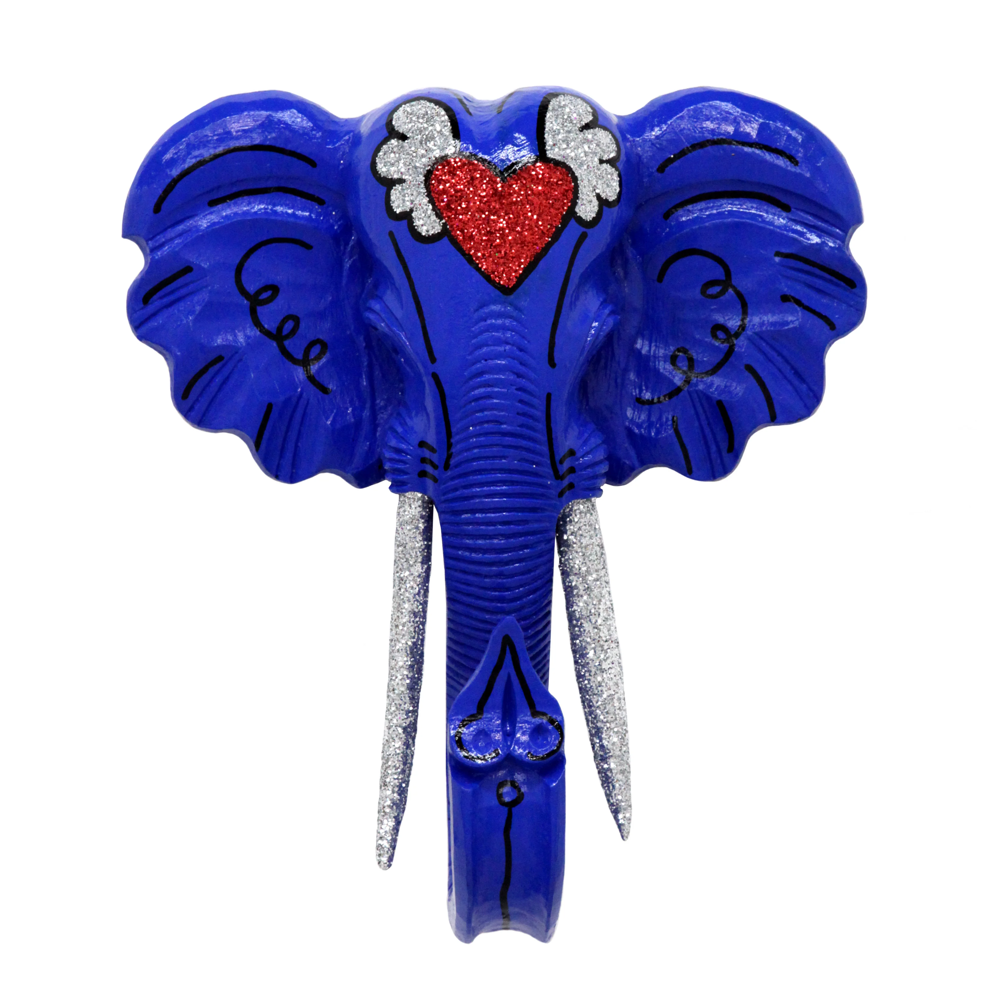 Blue Elephant - Original Sculpture