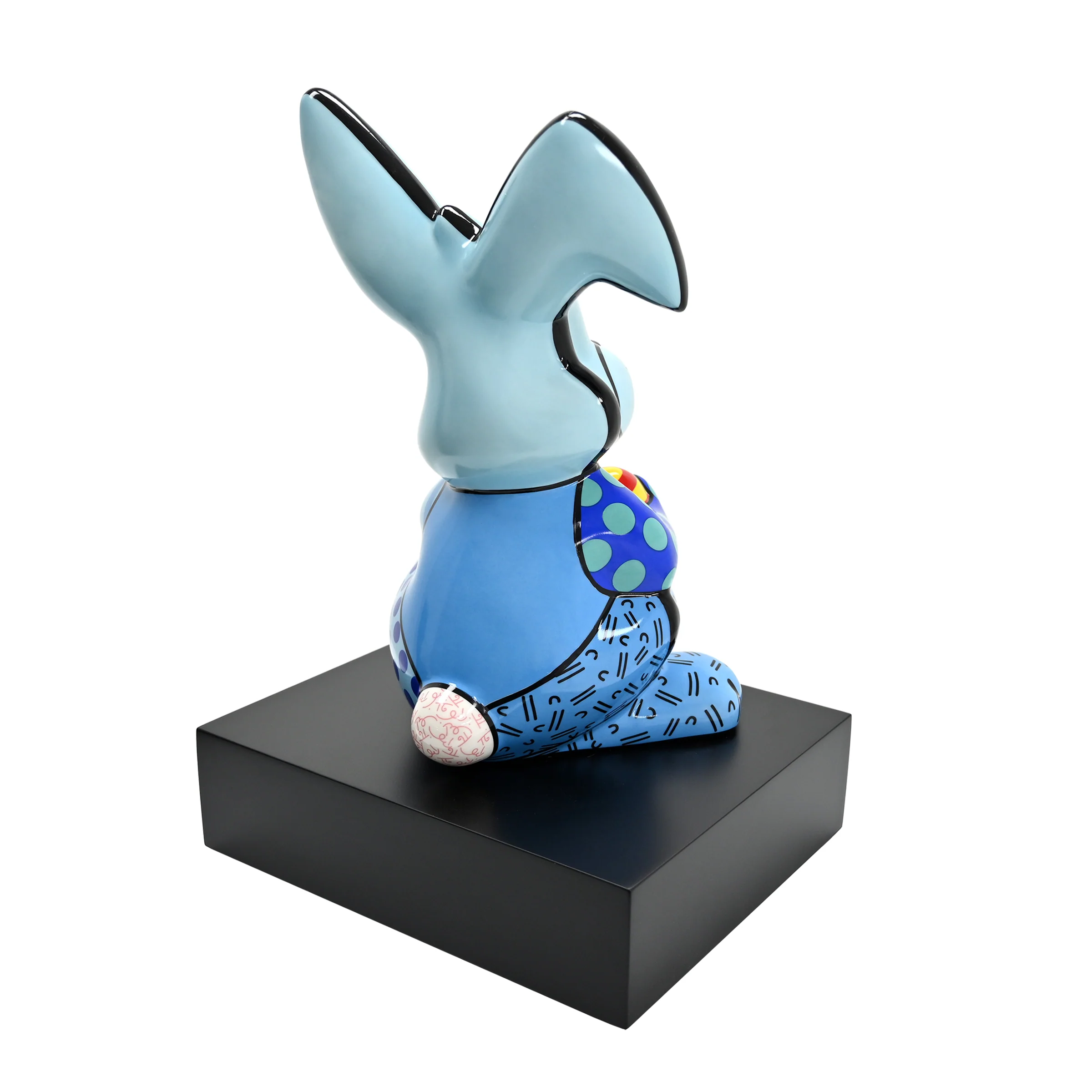Blue Rabbit - Britto Fine Porcelain - Image 3